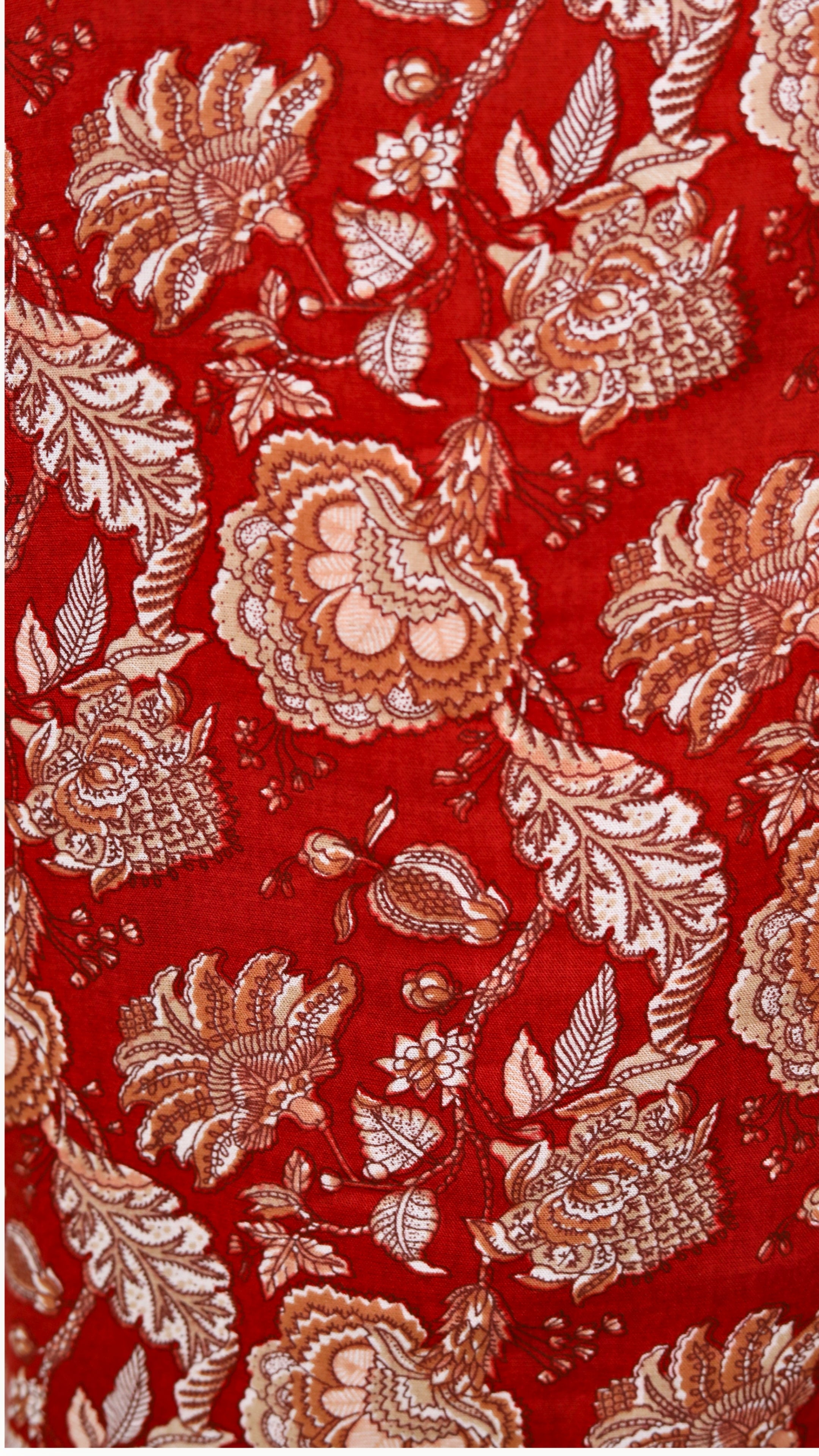 Gulnaar Crimson  Aline Collar Short Kurti