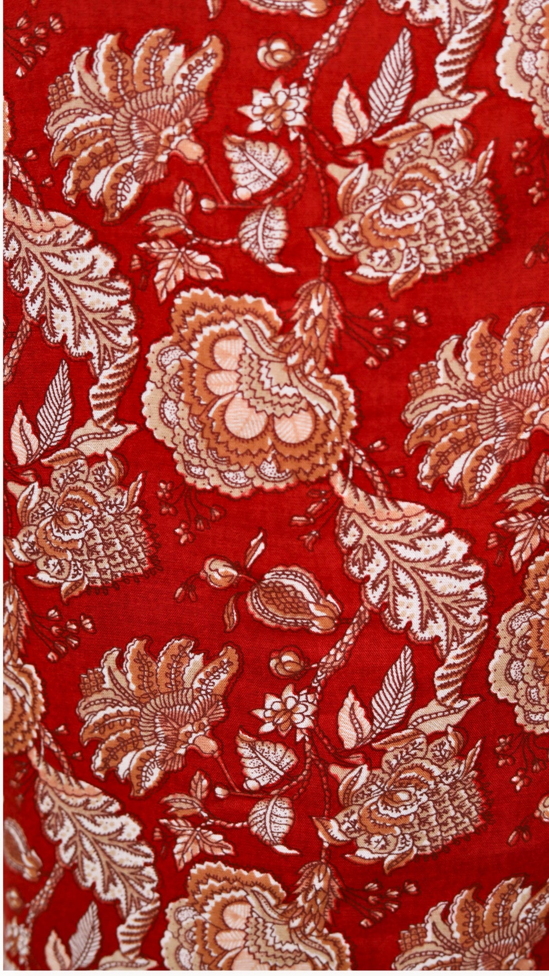 Gulnaar Crimson  Aline Collar Short Kurti