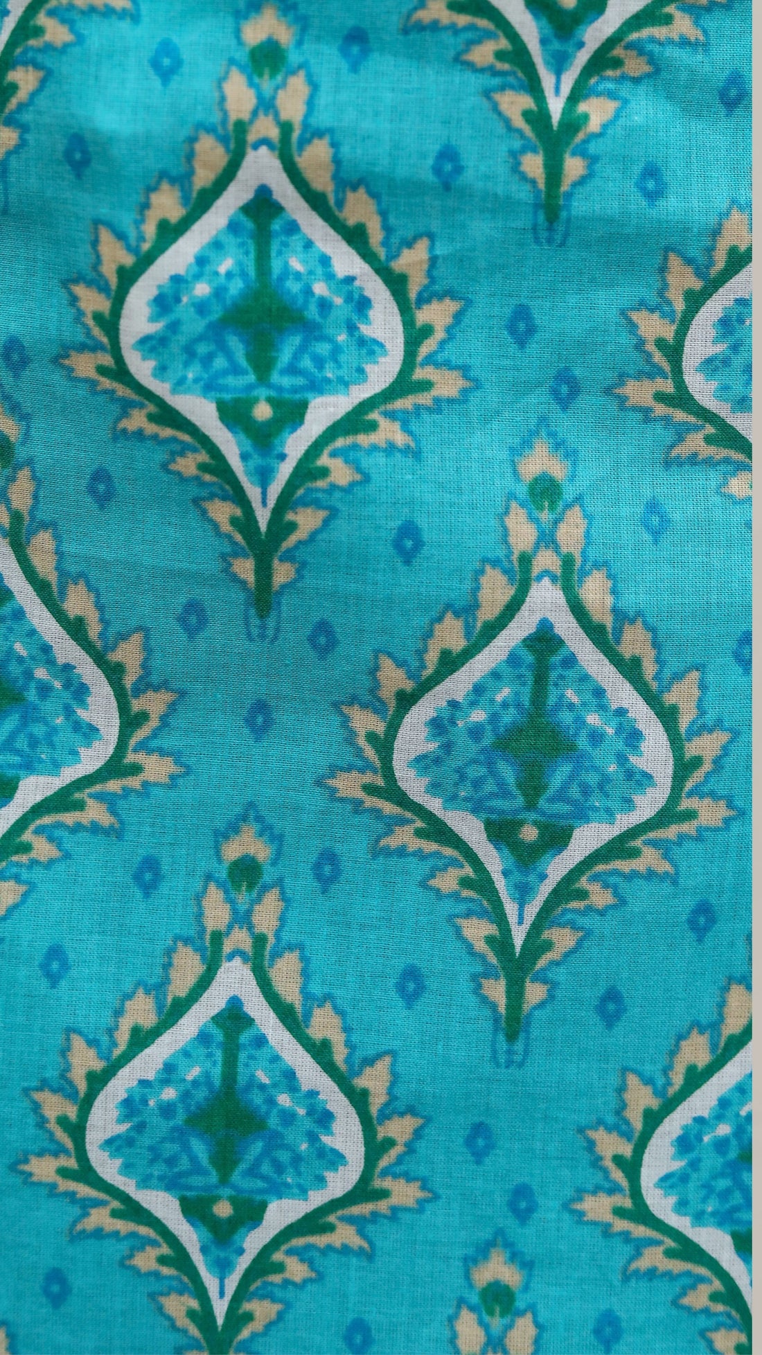 Firoza Teal Corset Back  Short Kurti