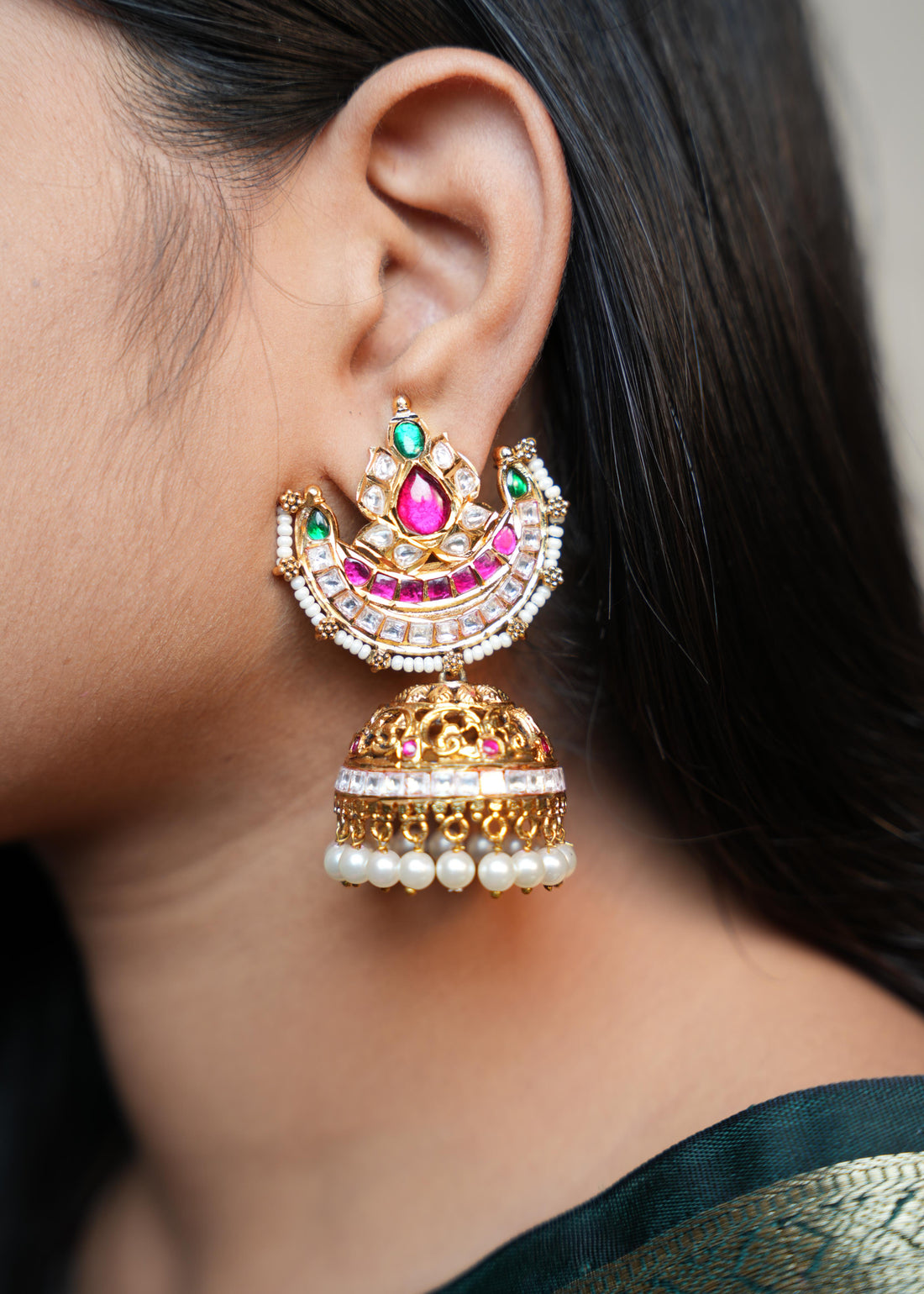 Design Noor Mahal Jhumkas
