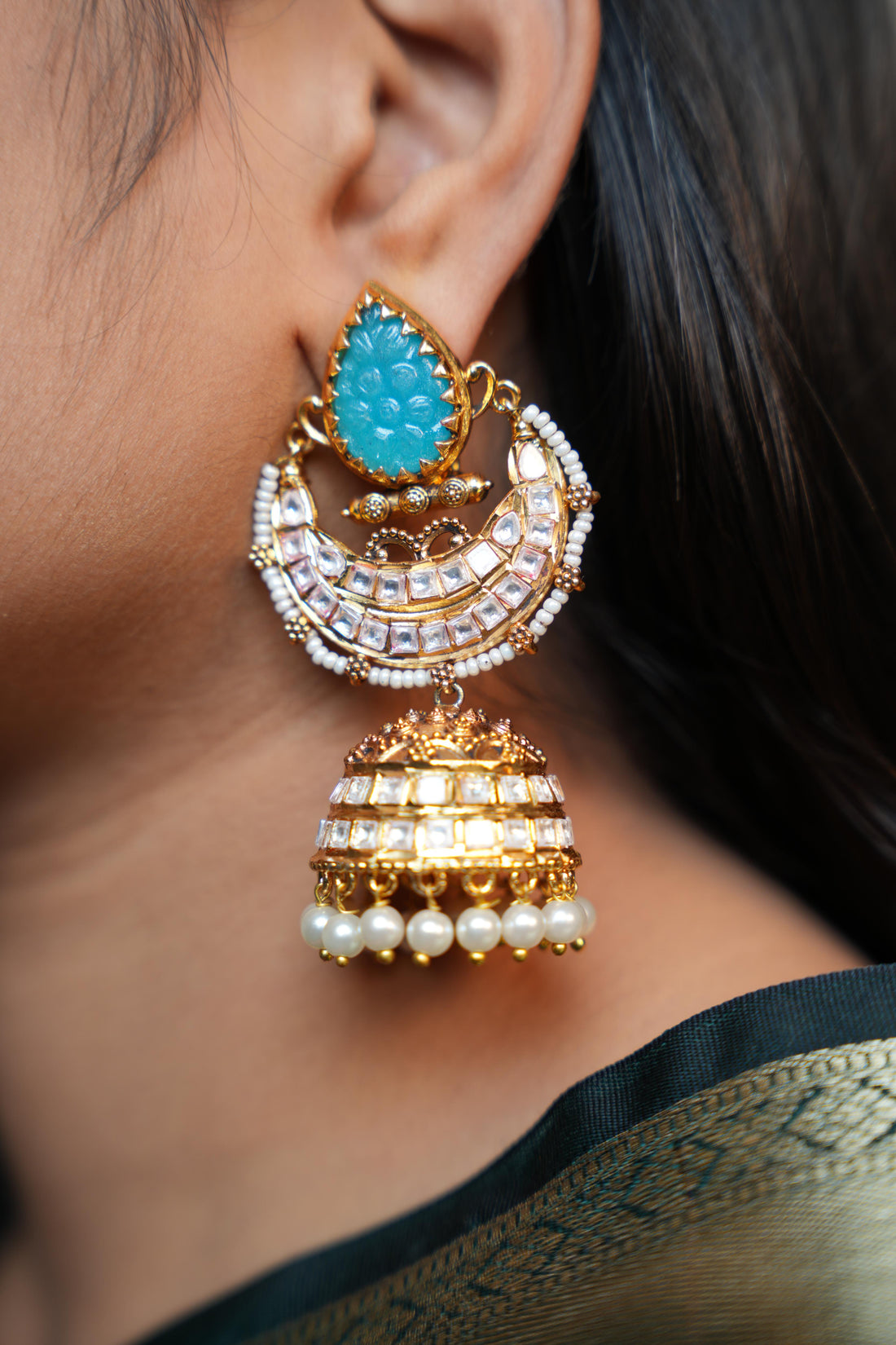 Design Noor Mahal Jhumkas
