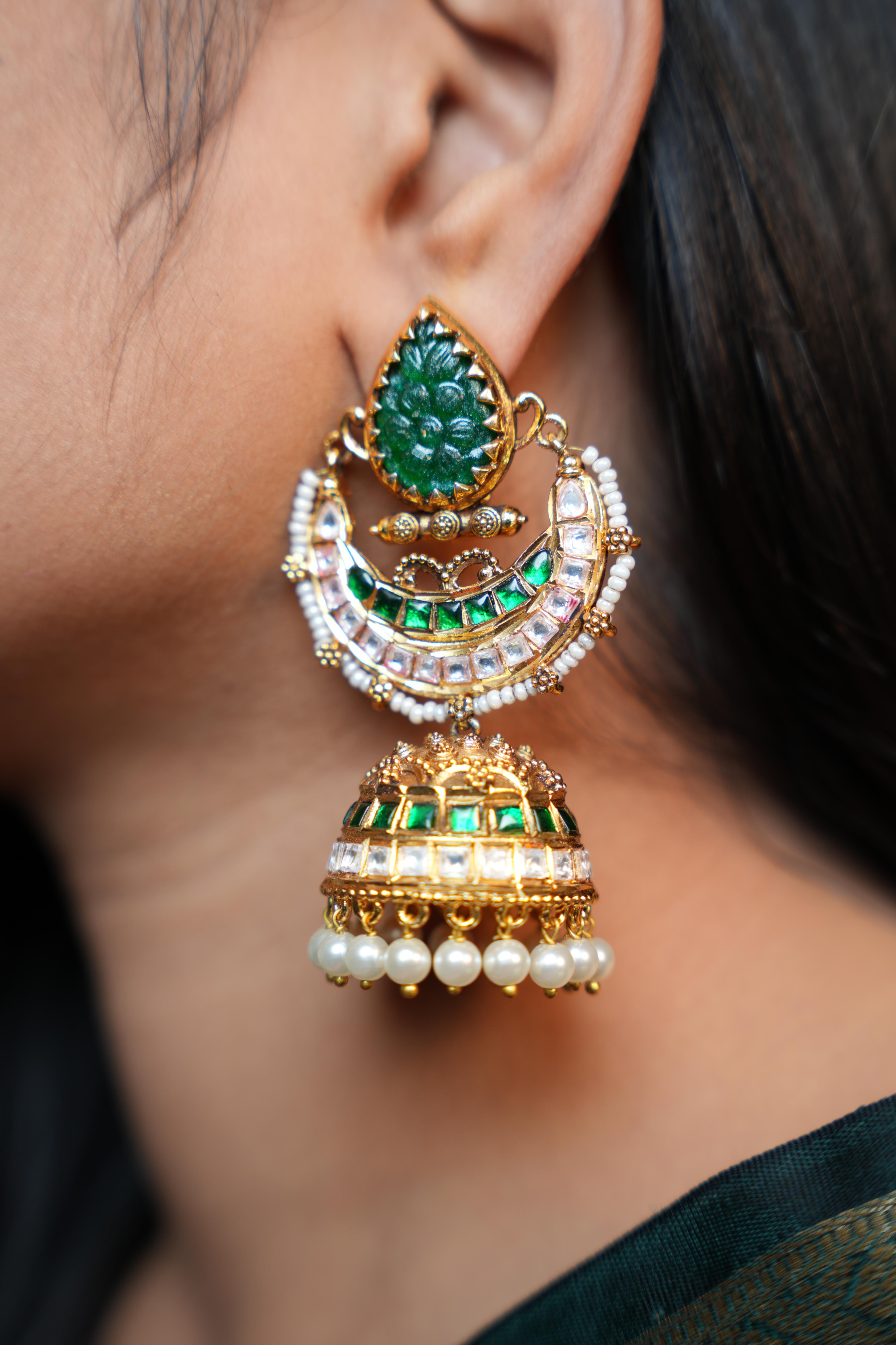 Design Noor Mahal Jhumkas