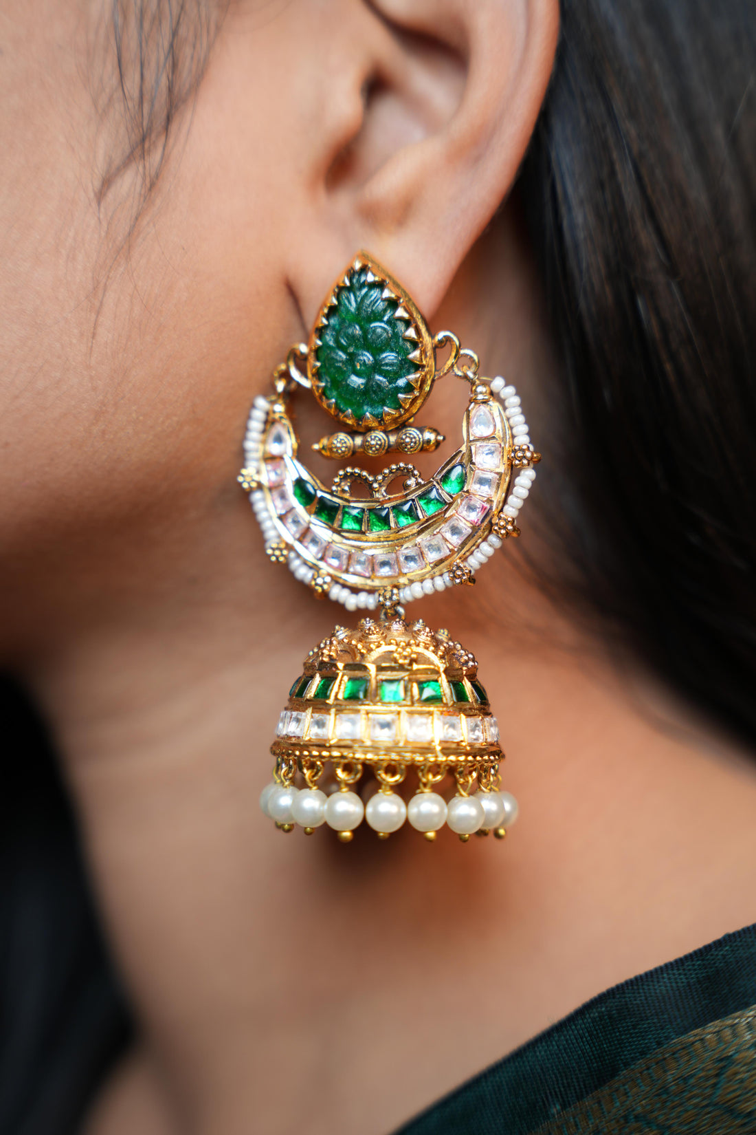 Design Noor Mahal Jhumkas