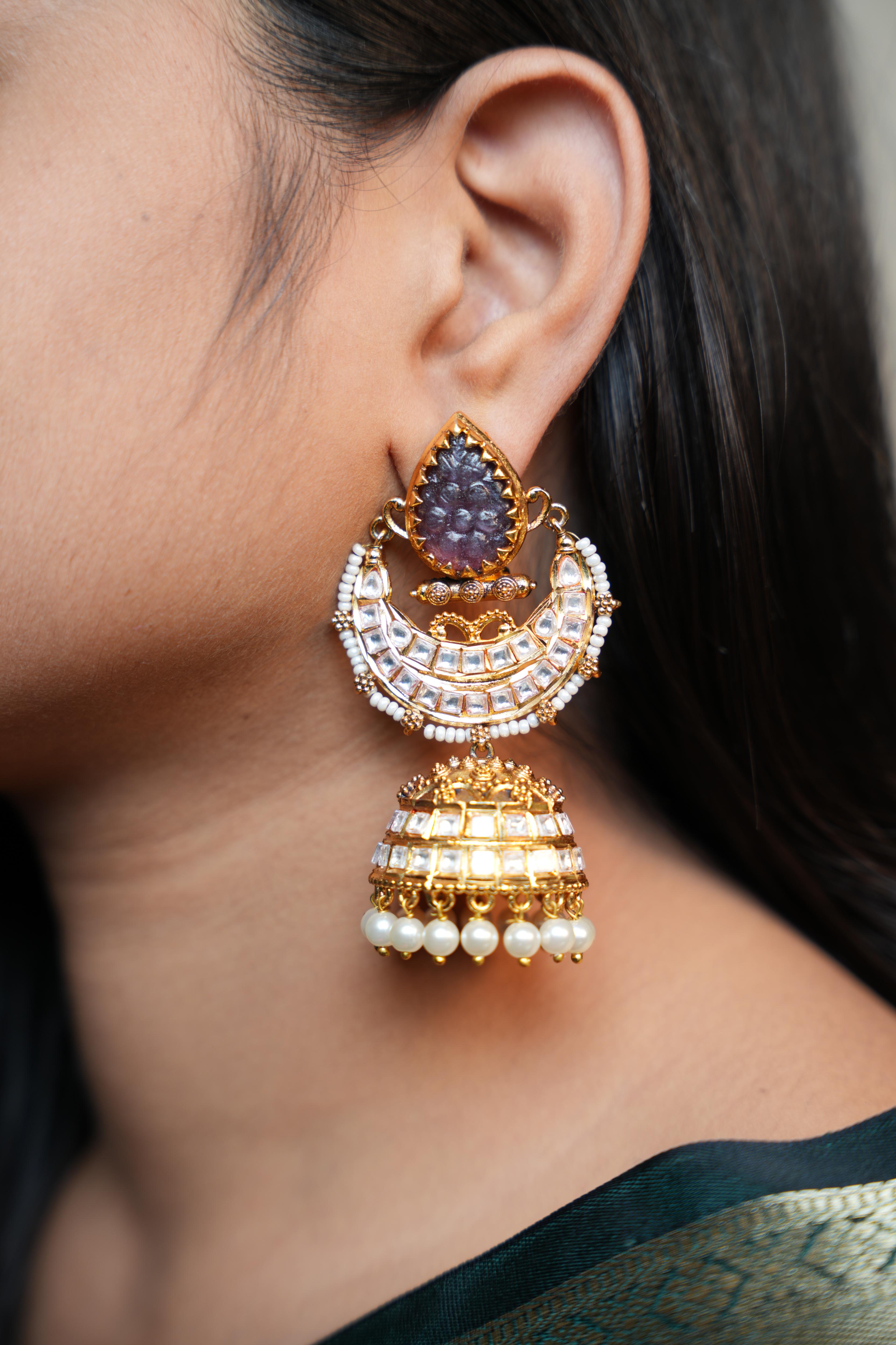 Design Noor Mahal Jhumkas