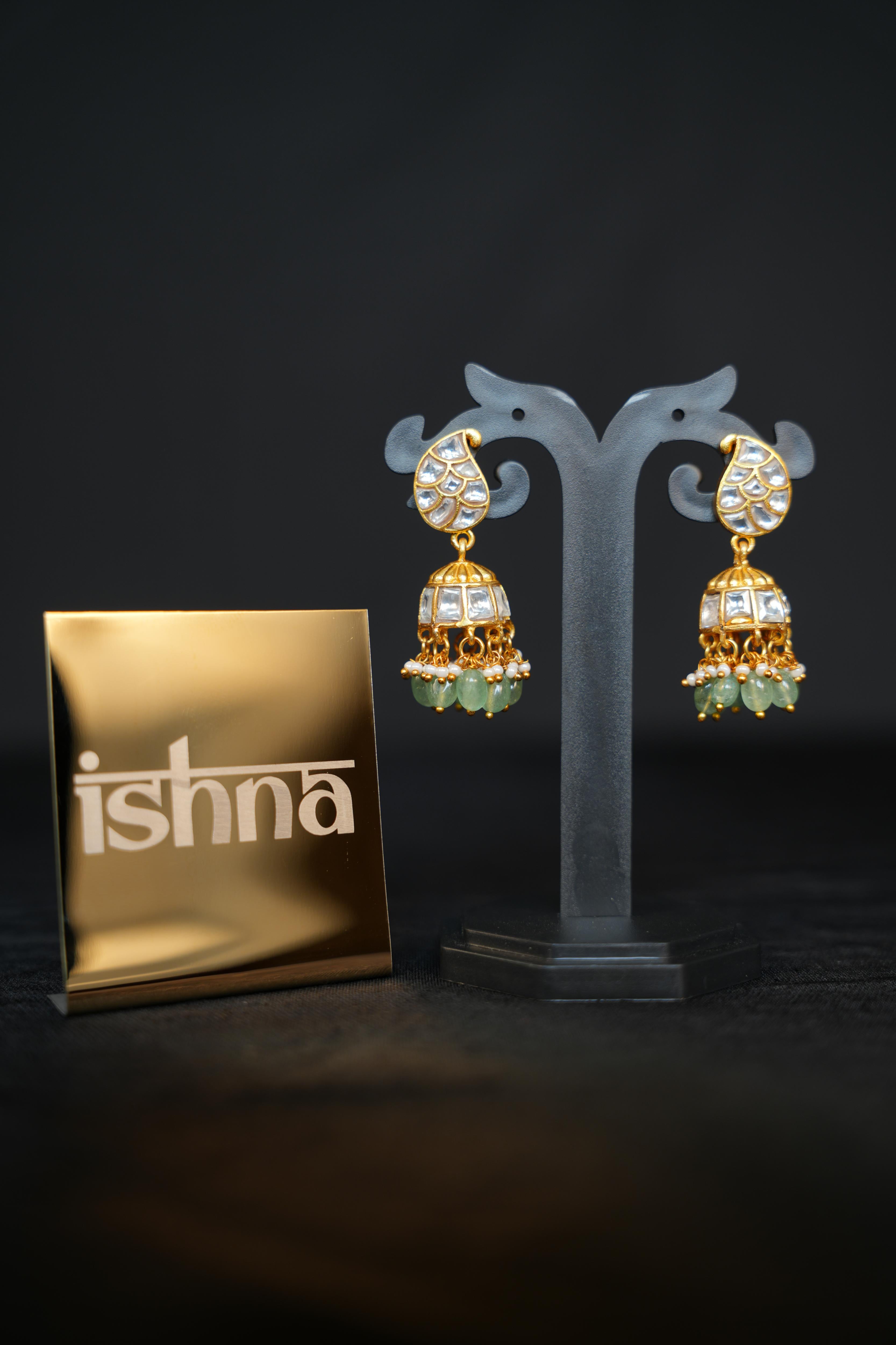 ISHNA Vritika Kundan Jhumkas