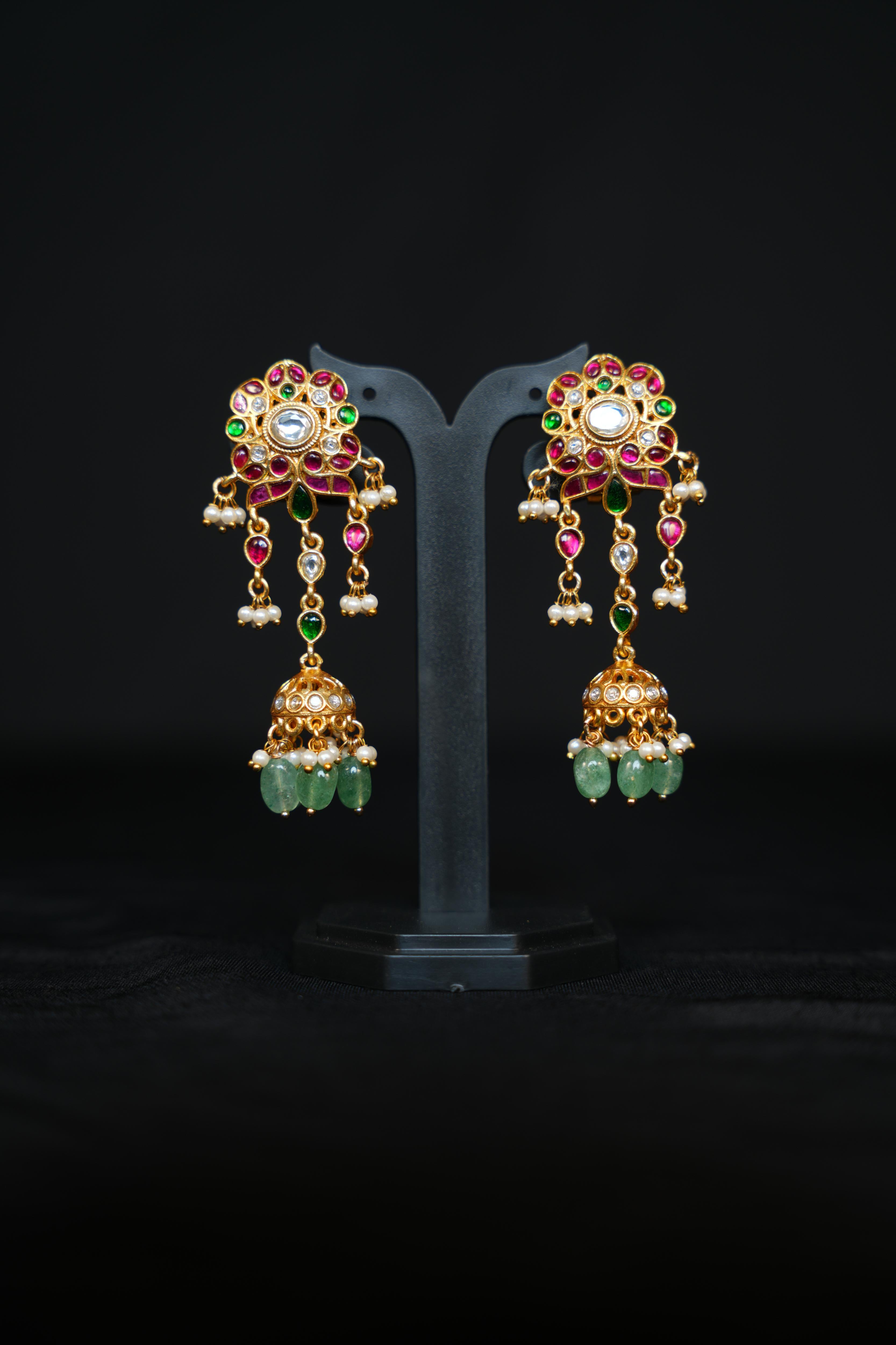 ISHNA Riddhima Heritage Drop Earrings