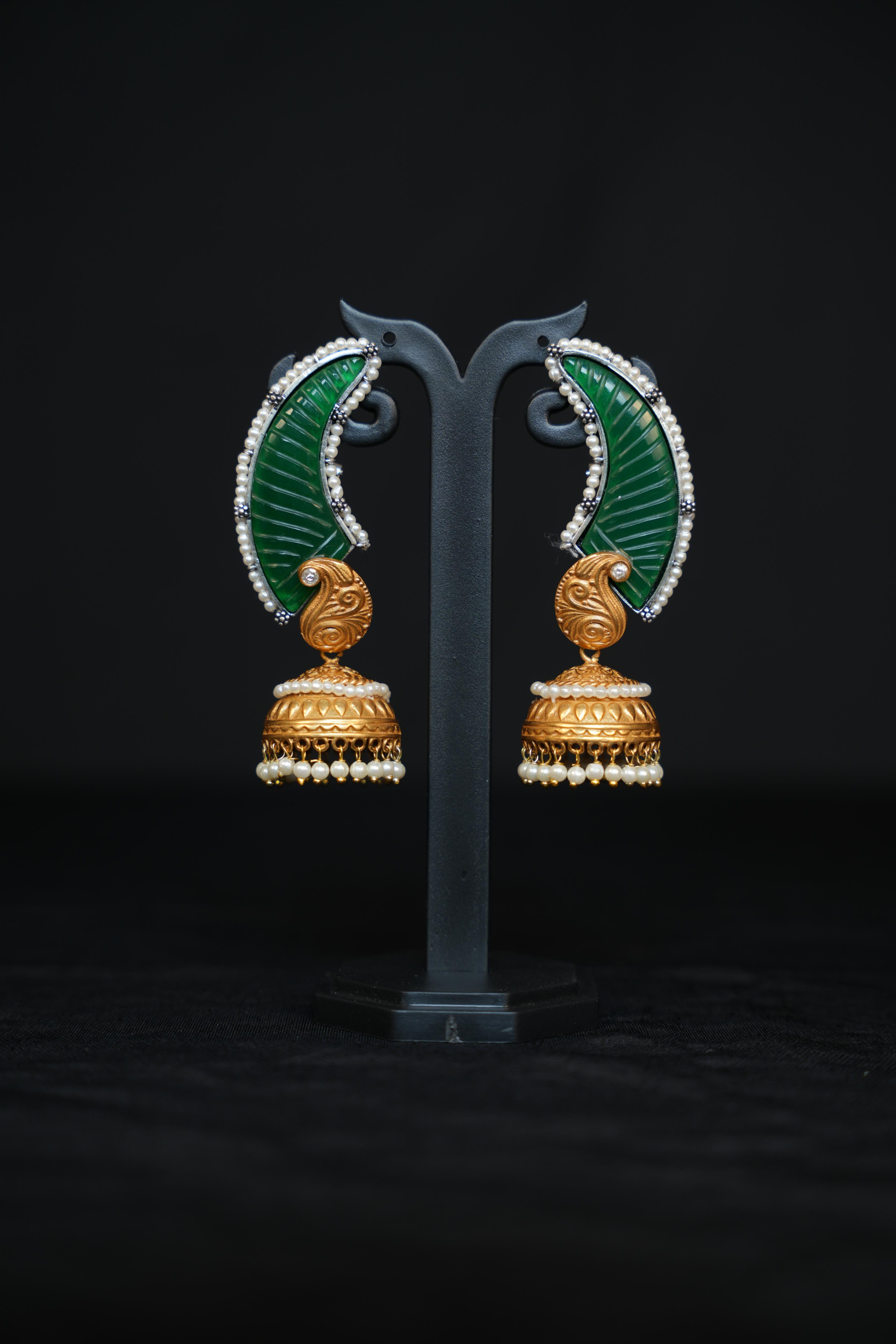 Hamsa Pankh Jhumkas