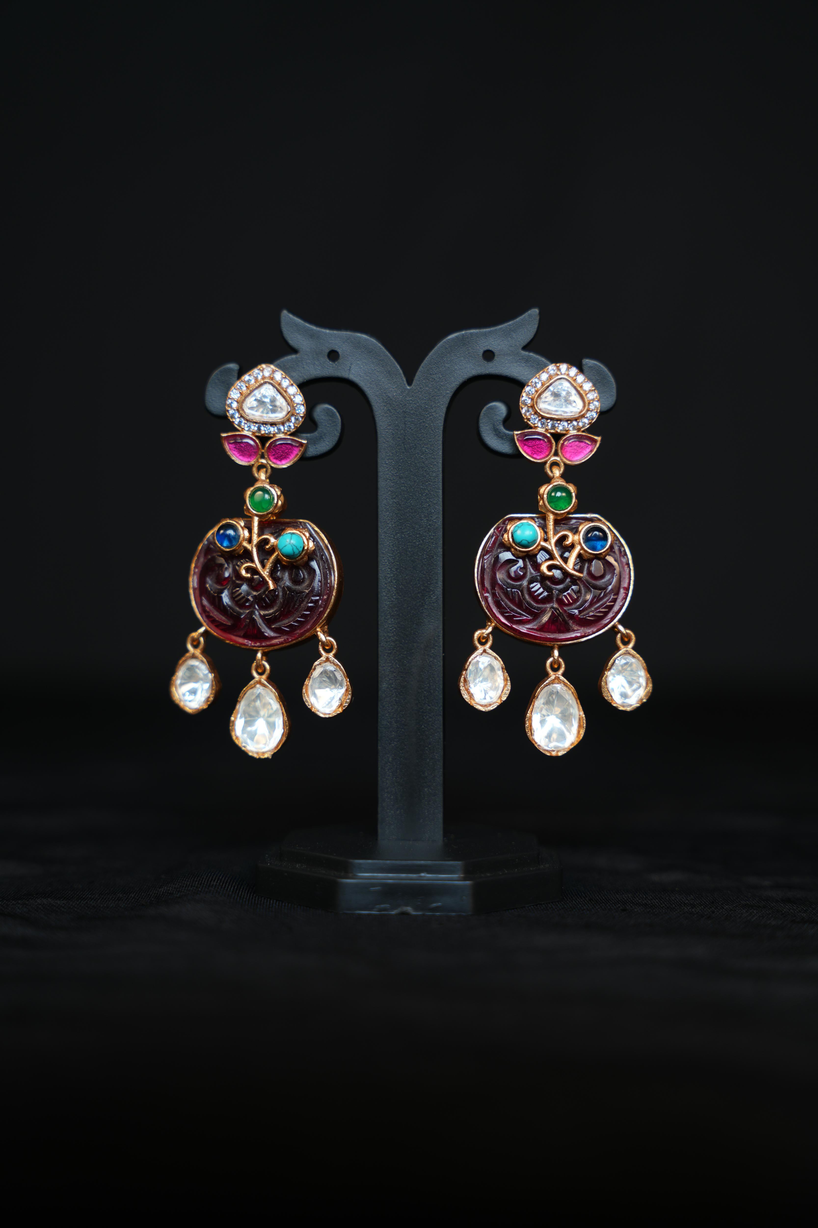 Vintage Kundan Earrings