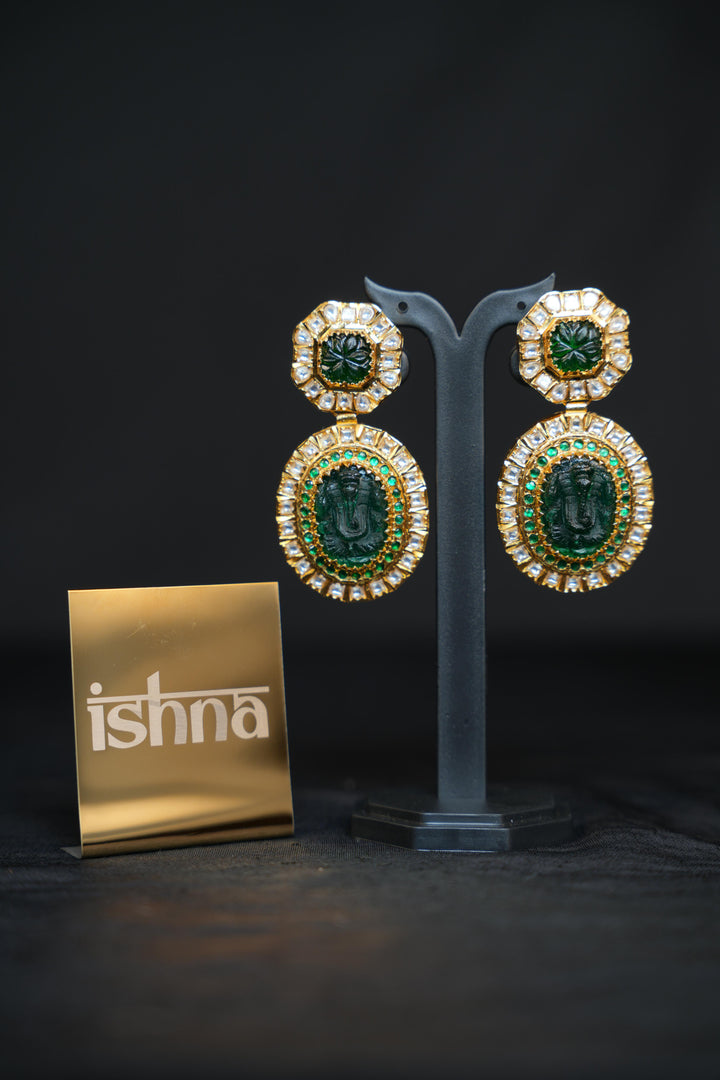 Royal Emerald Earrings