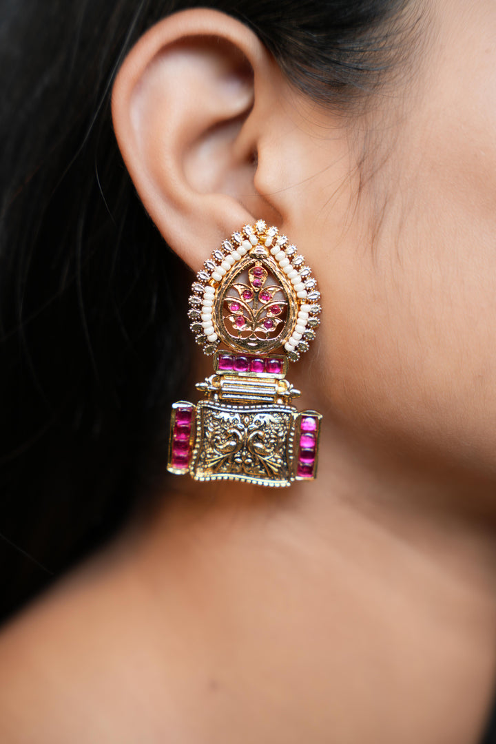 Royal Temple Box Earrings
