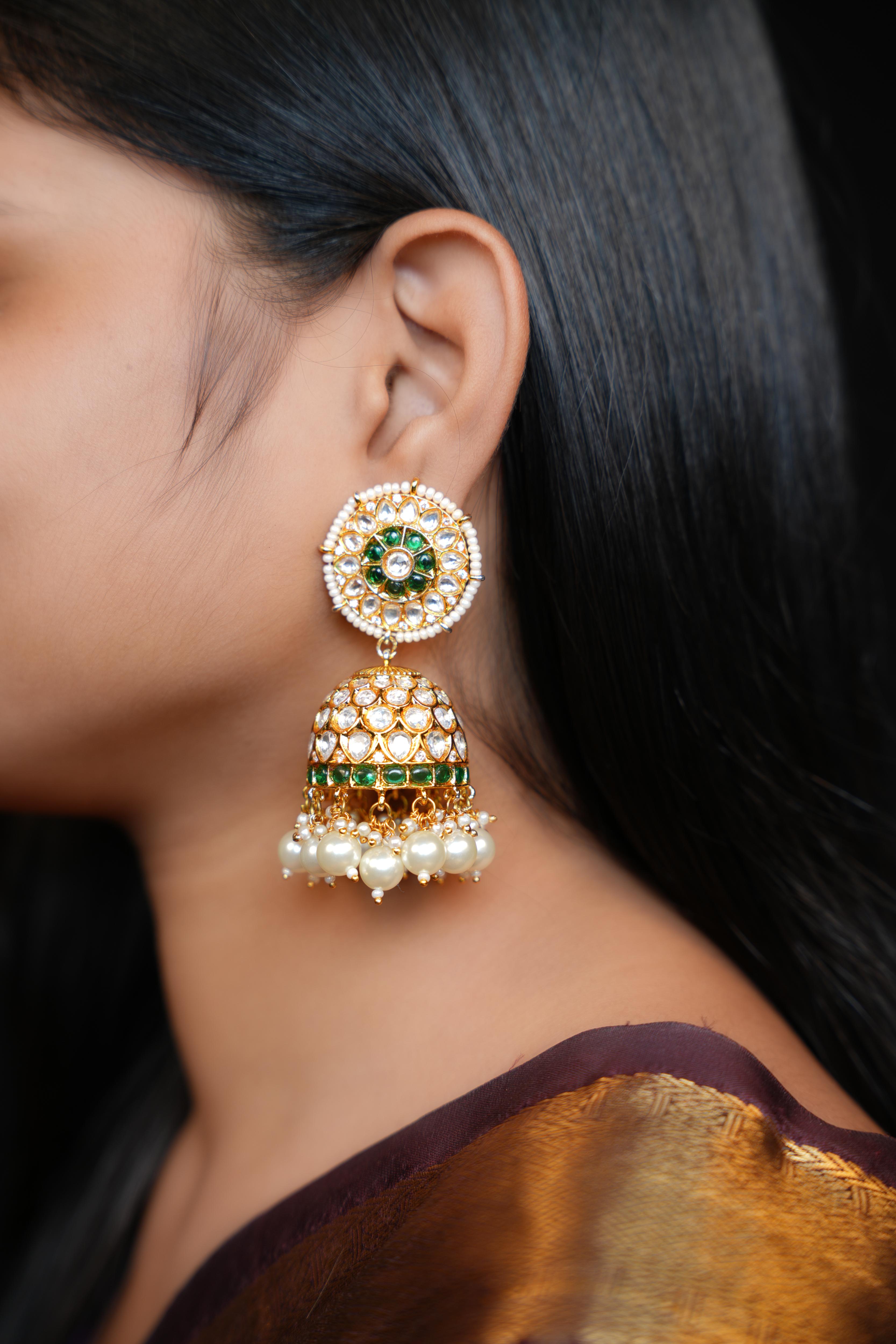 ISHNA Rajnita Kundan Jhumkas