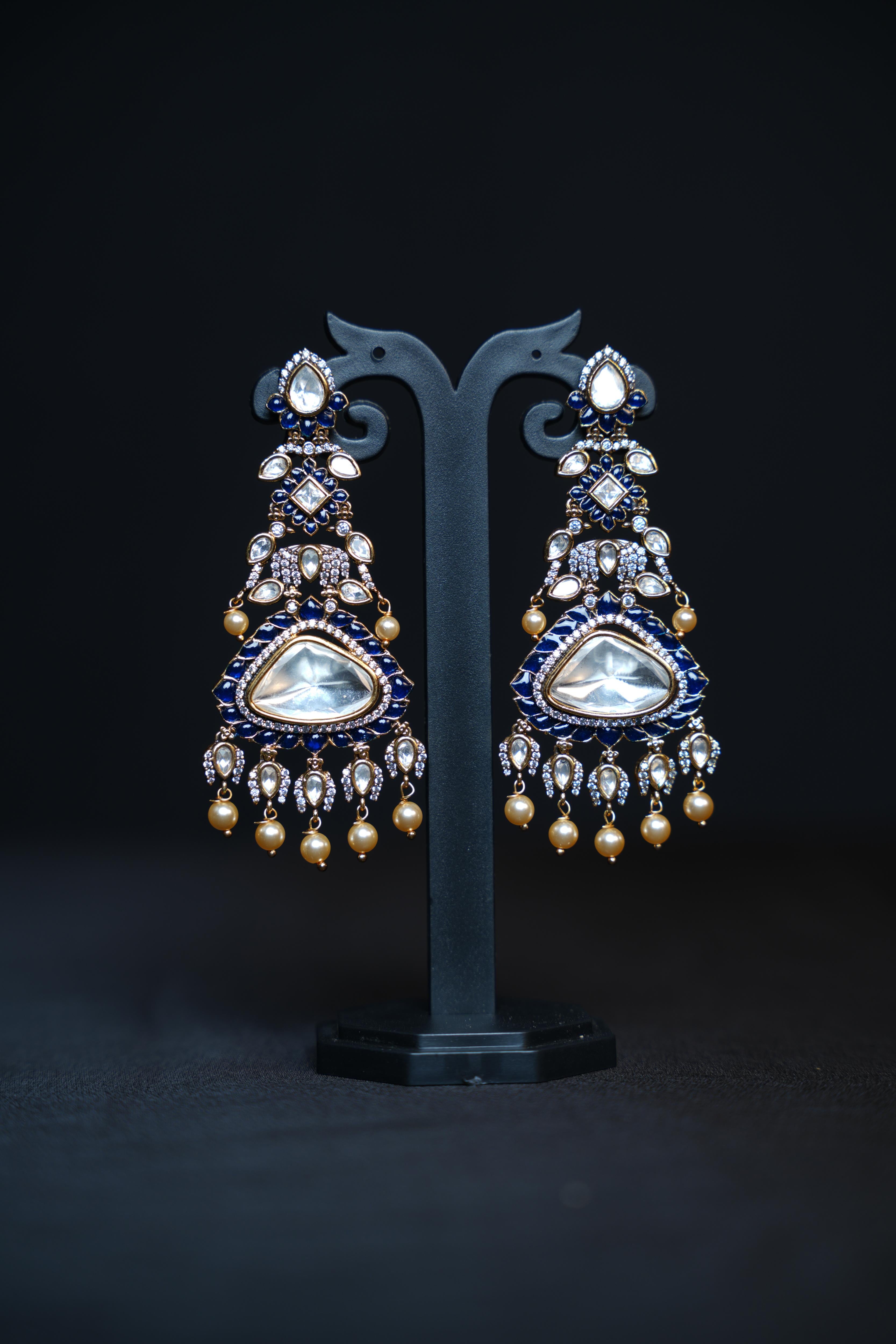 Royal Kundan Heritage Earrings