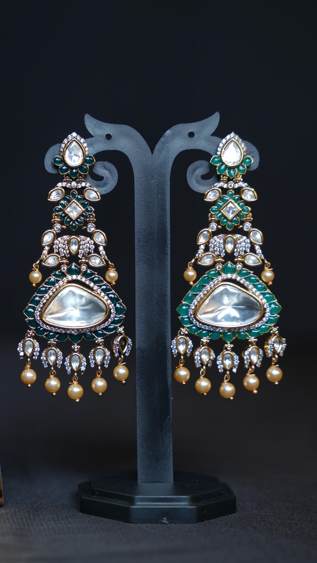 Royal Kundan Heritage Earrings