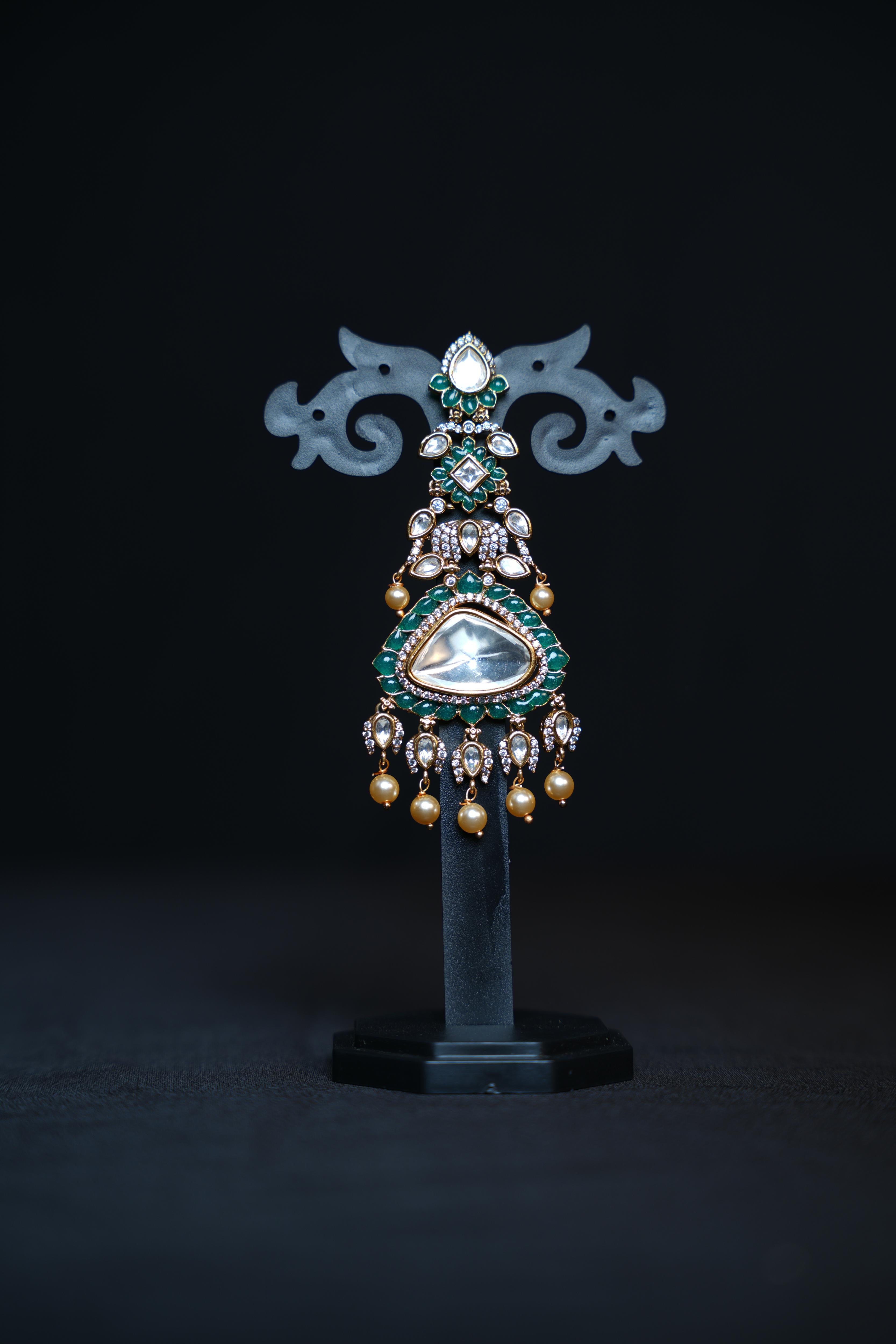 Royal Kundan Heritage Earrings