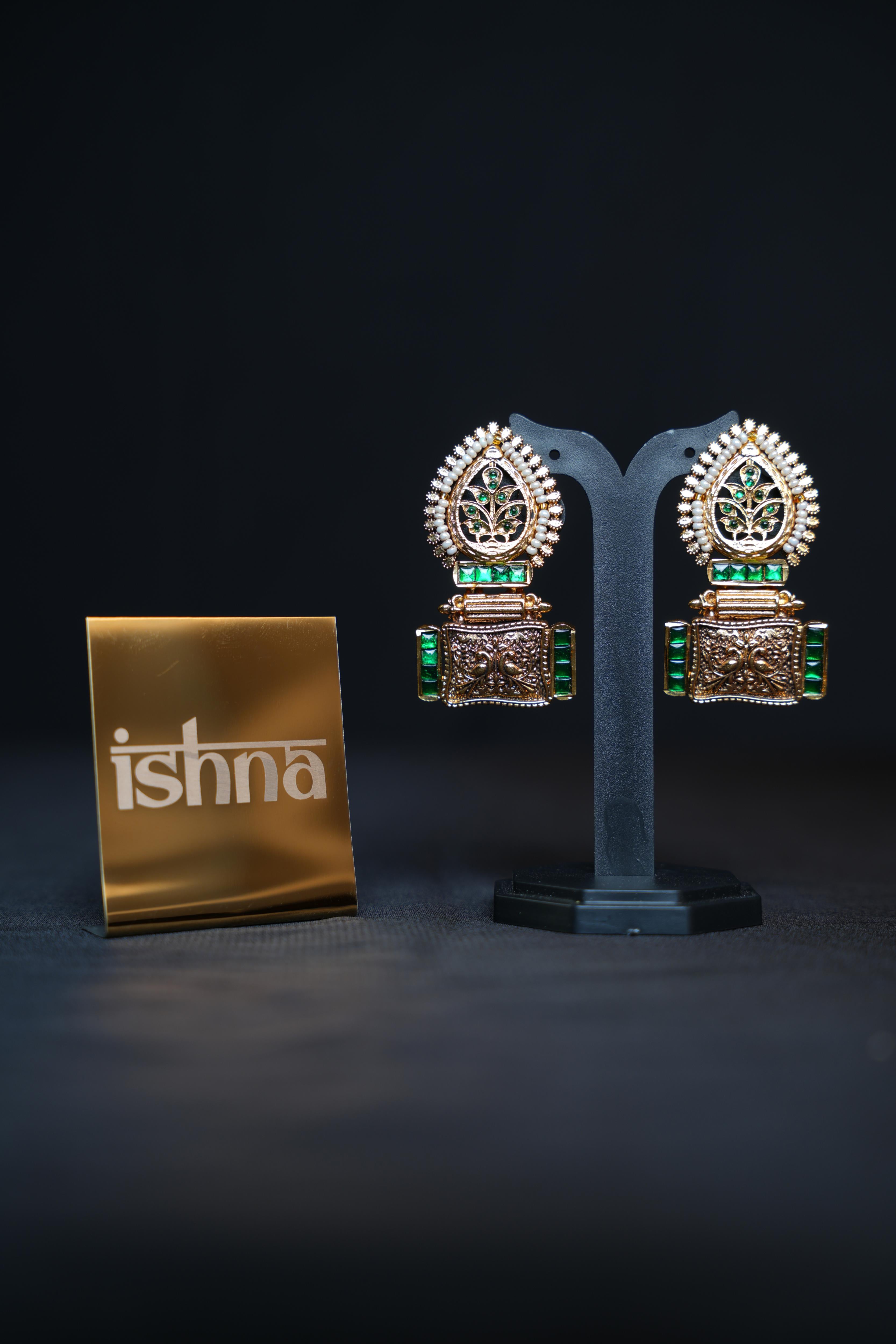 Royal Temple Box Earrings