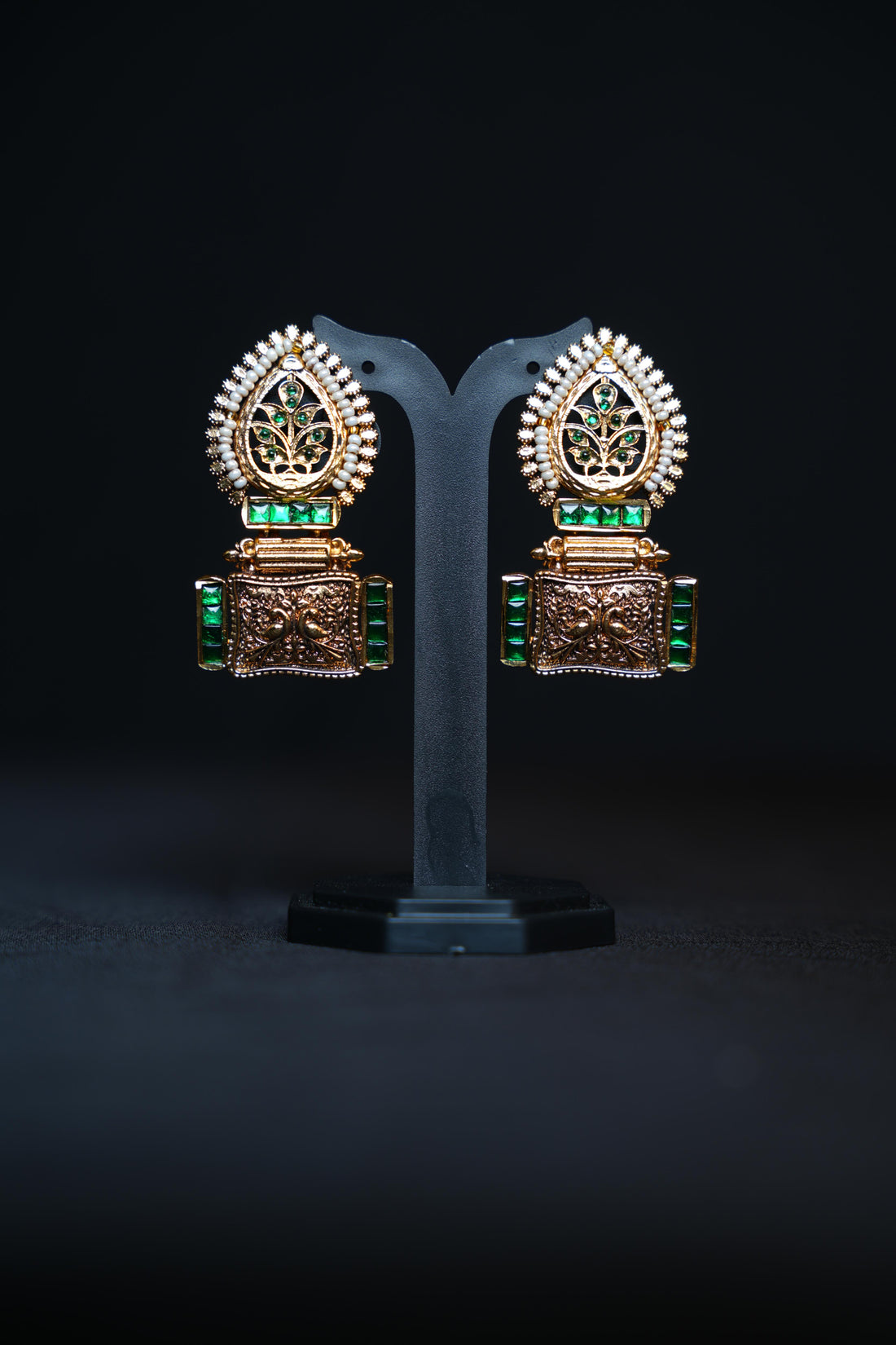 Royal Temple Box Earrings