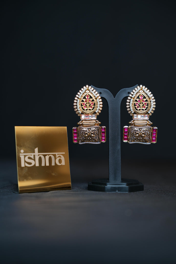 Royal Temple Box Earrings