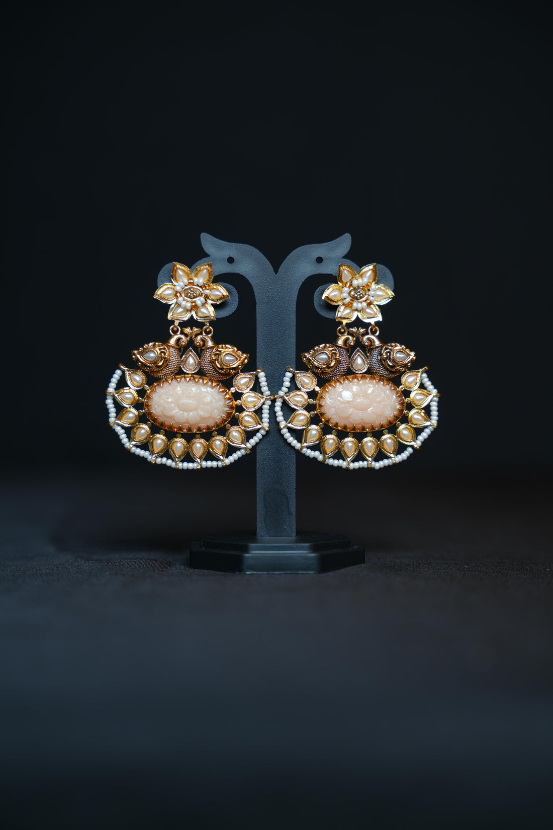 ISHNA Ivory Chandbalis  Earrings