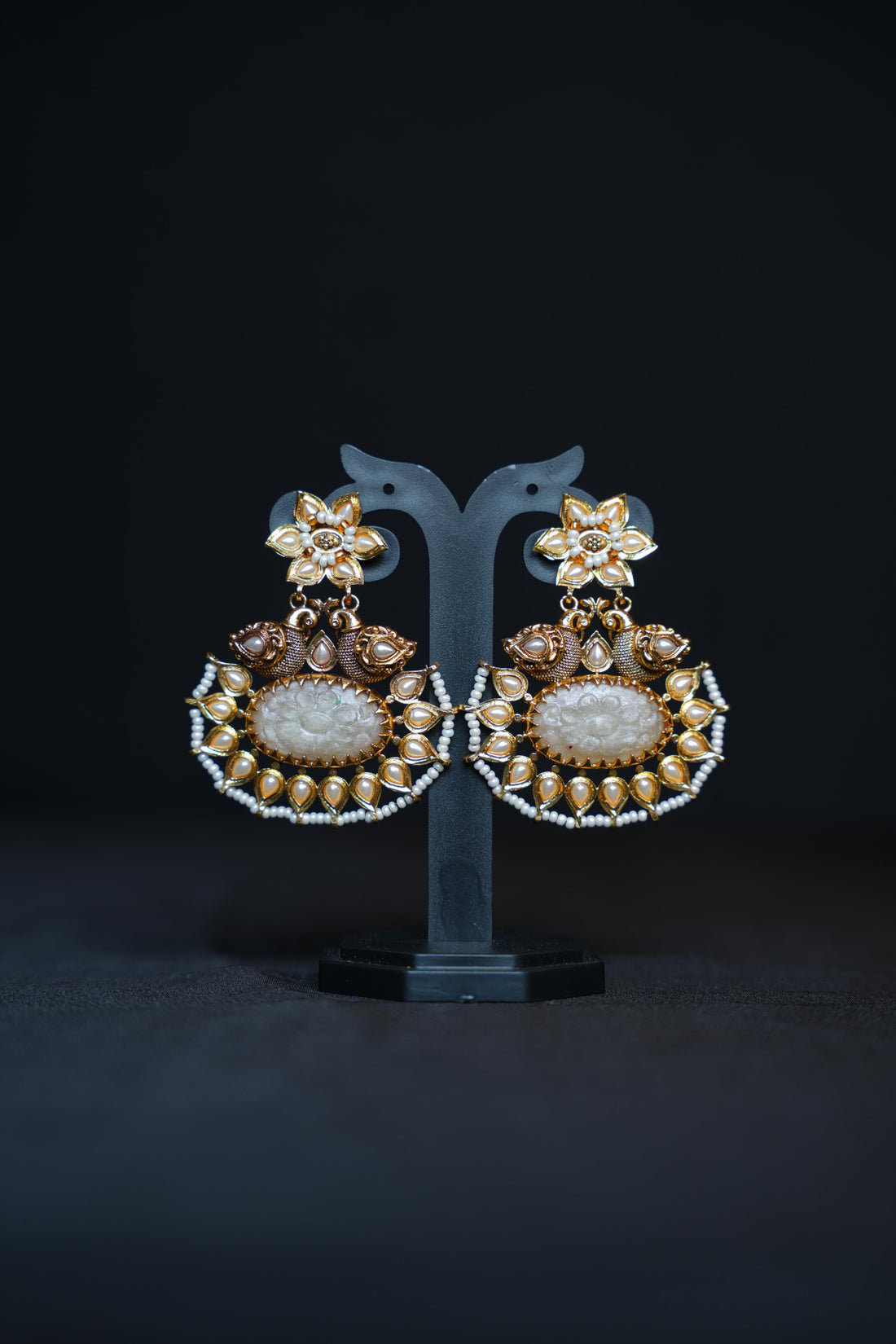 ISHNA Ivory Chandbalis  Earrings