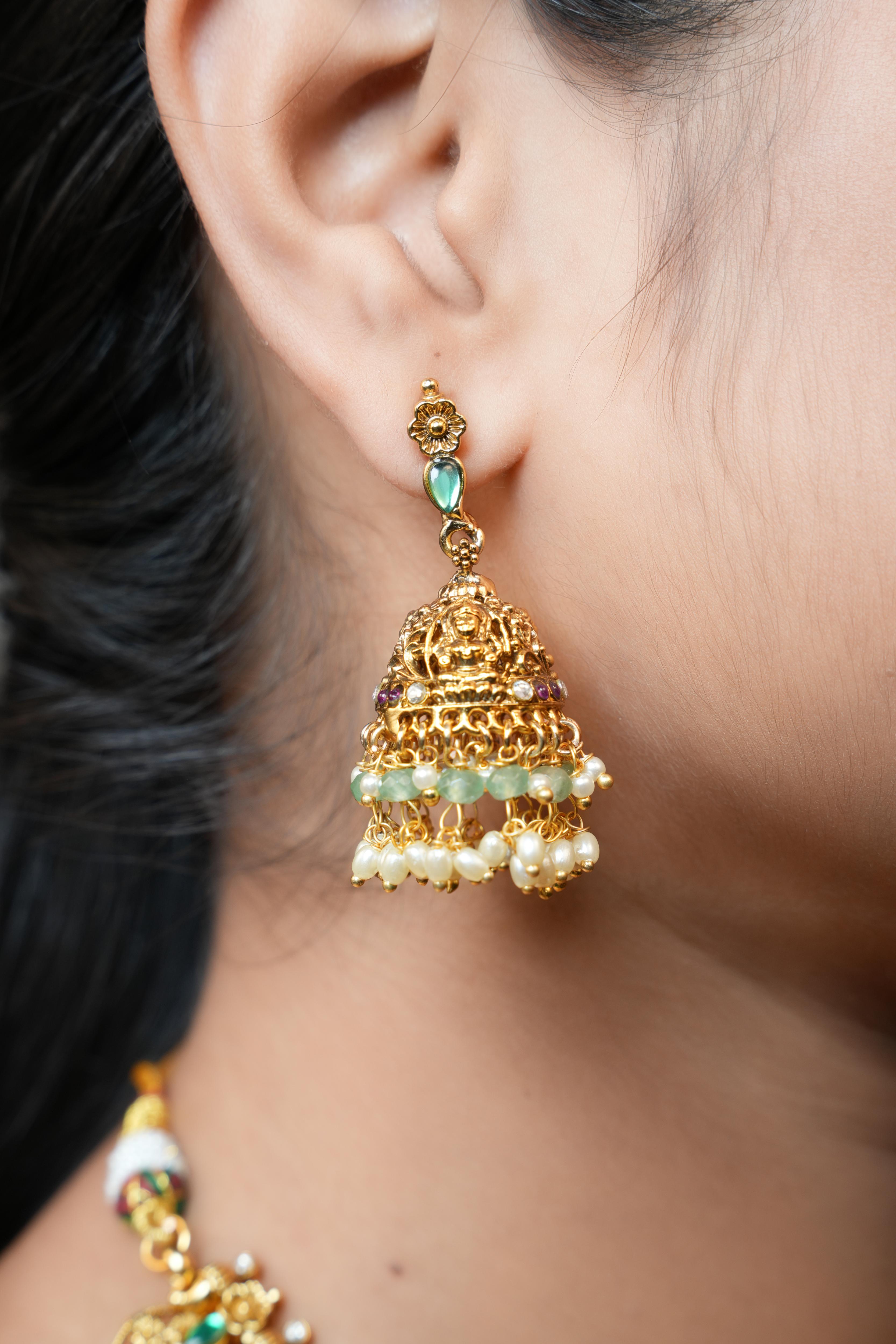 Manikya Varam Antique Kasulaperu Haaram Set