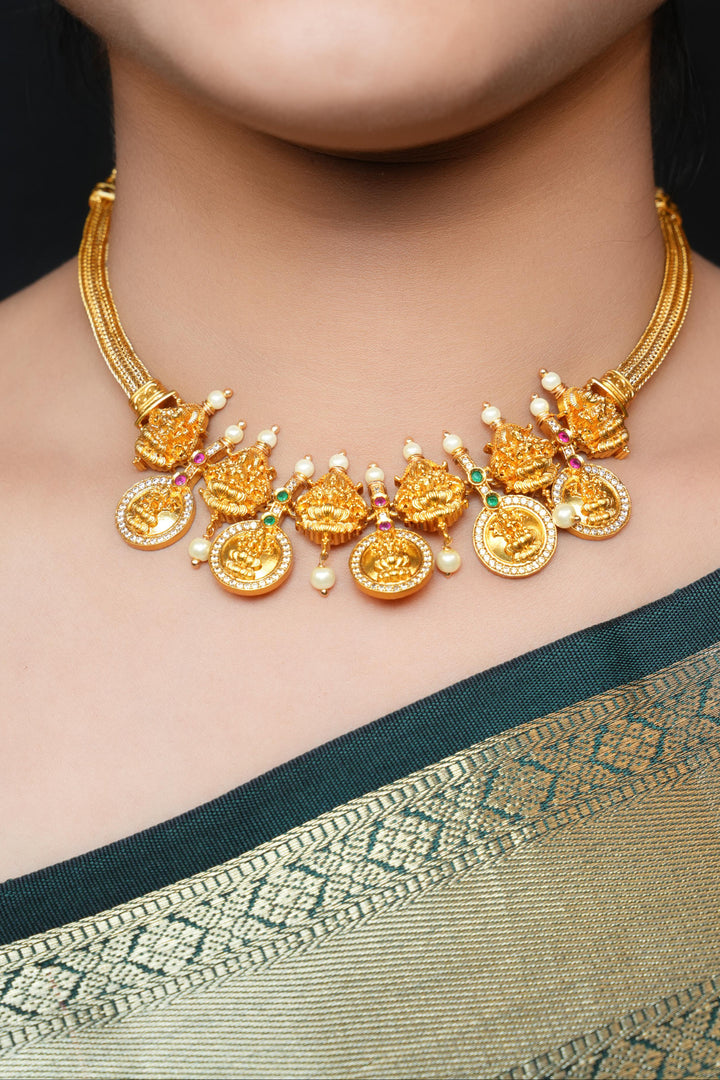 Deepam Pooja Traditional Neck Set