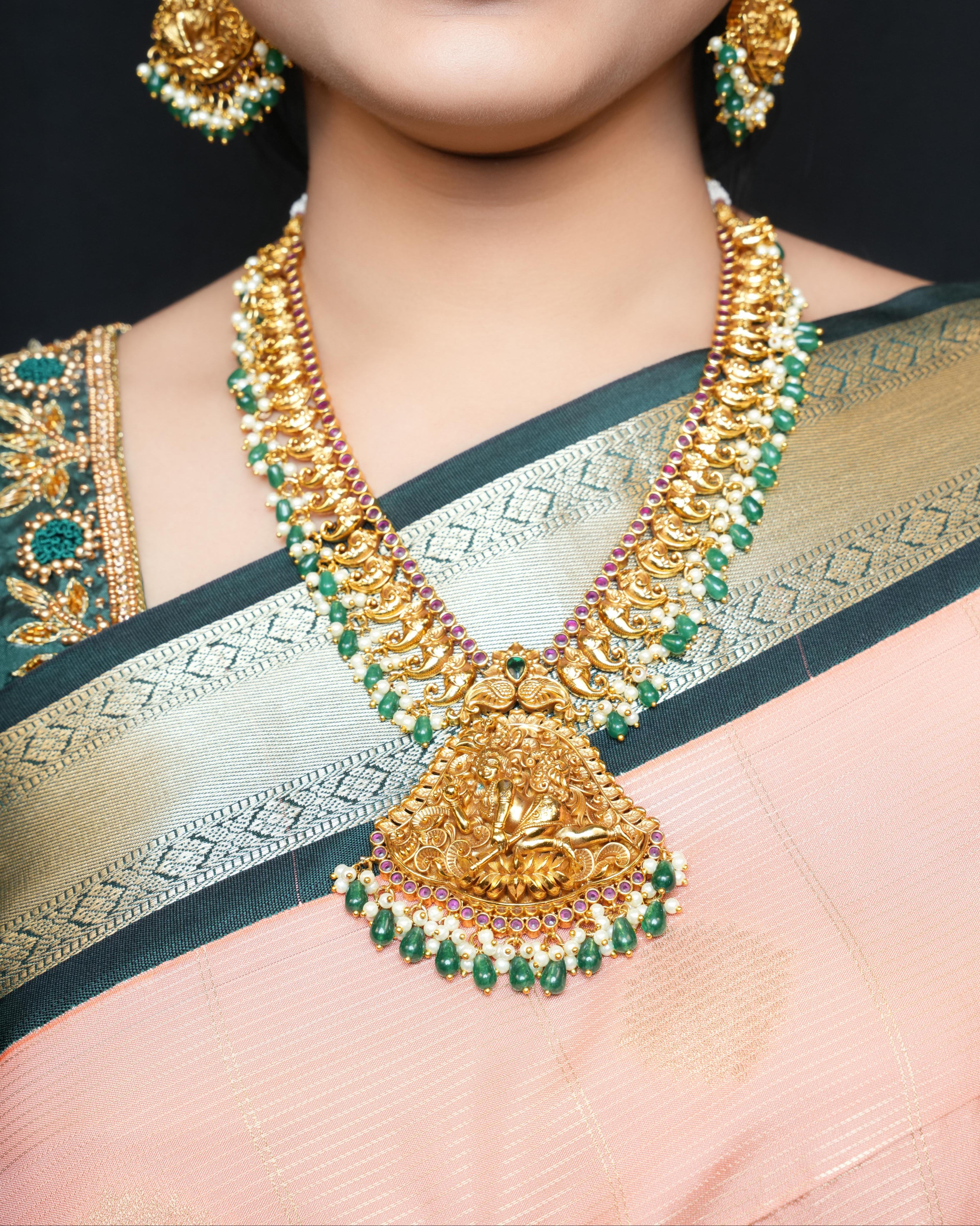 Lord Krishna Necklace Set