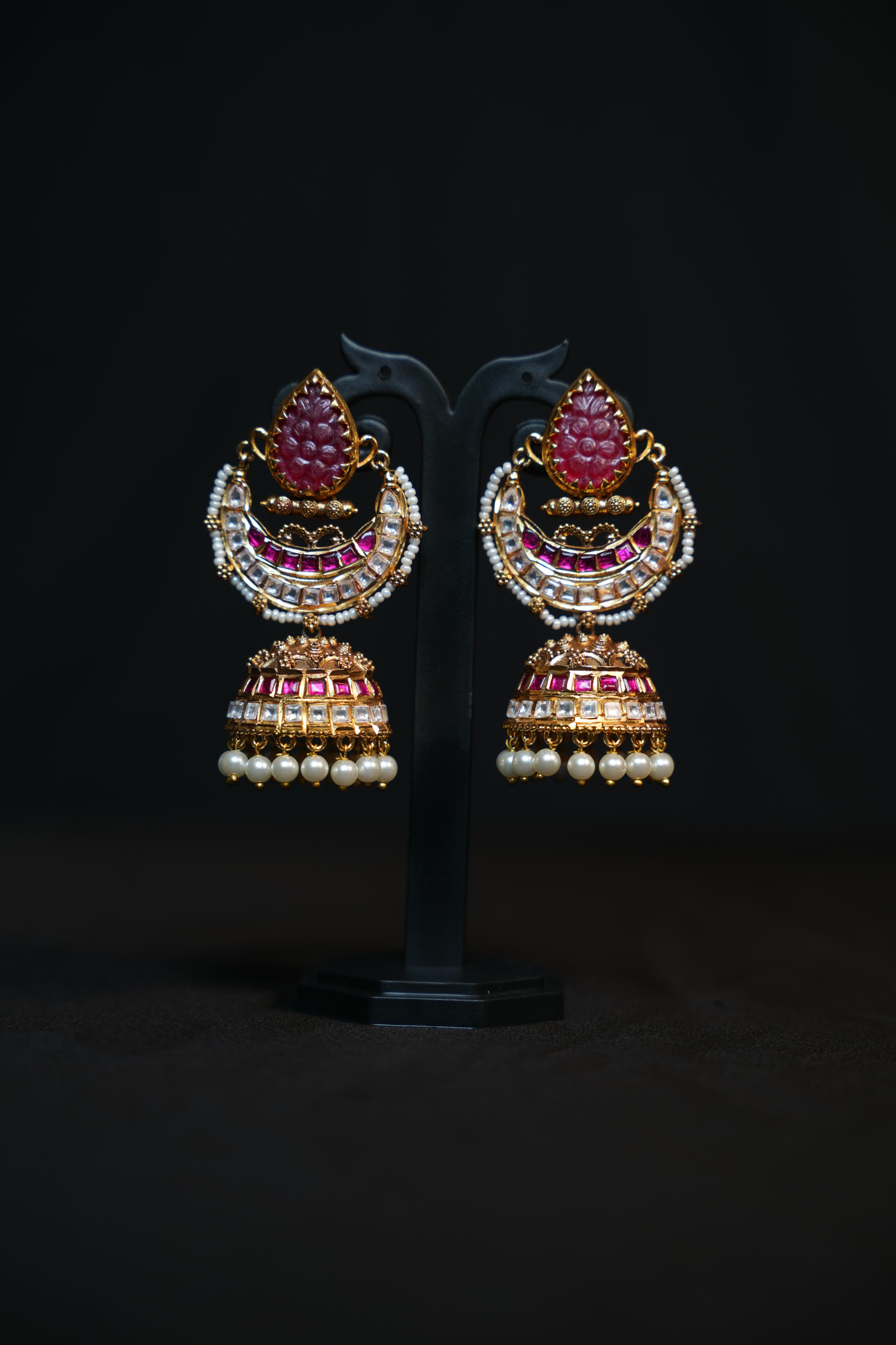 Design Noor Mahal Jhumkas