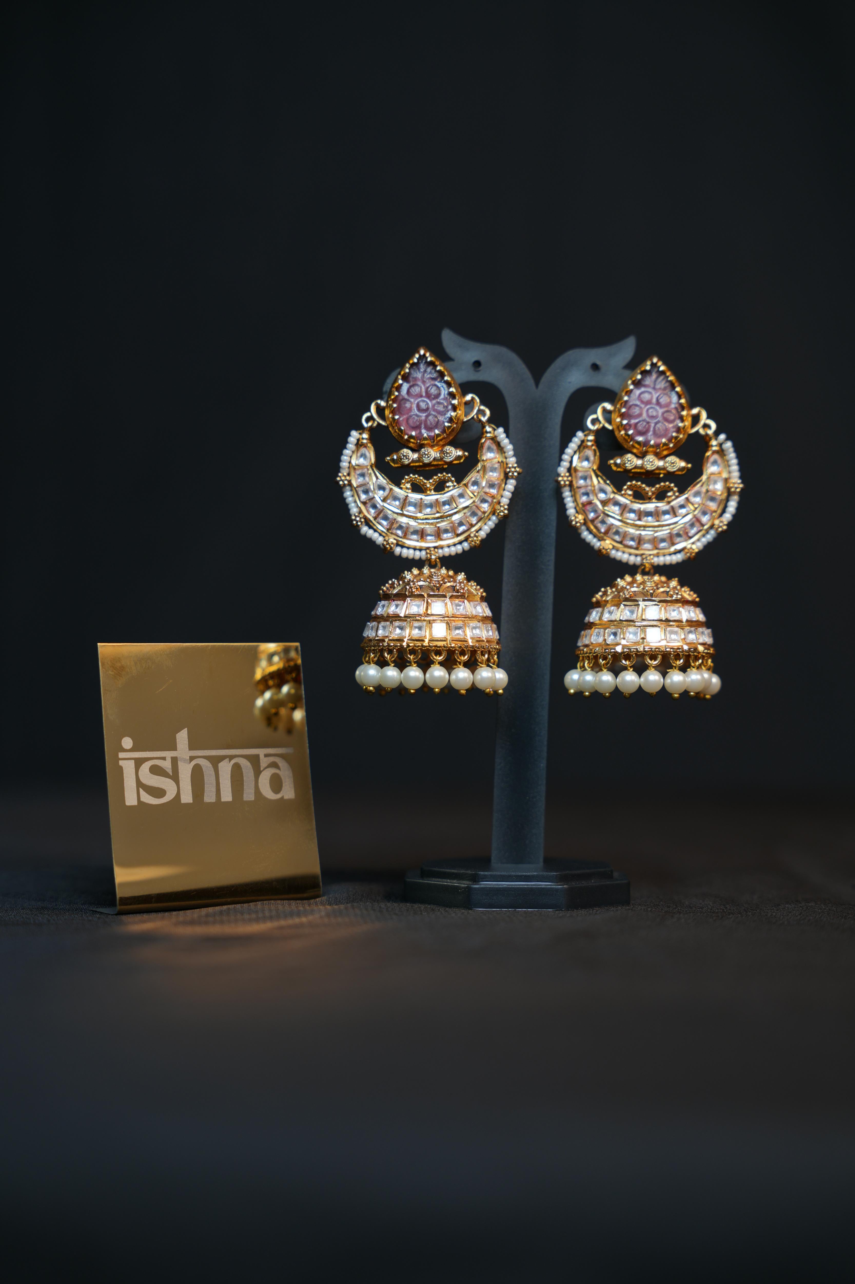 Design Noor Mahal Jhumkas