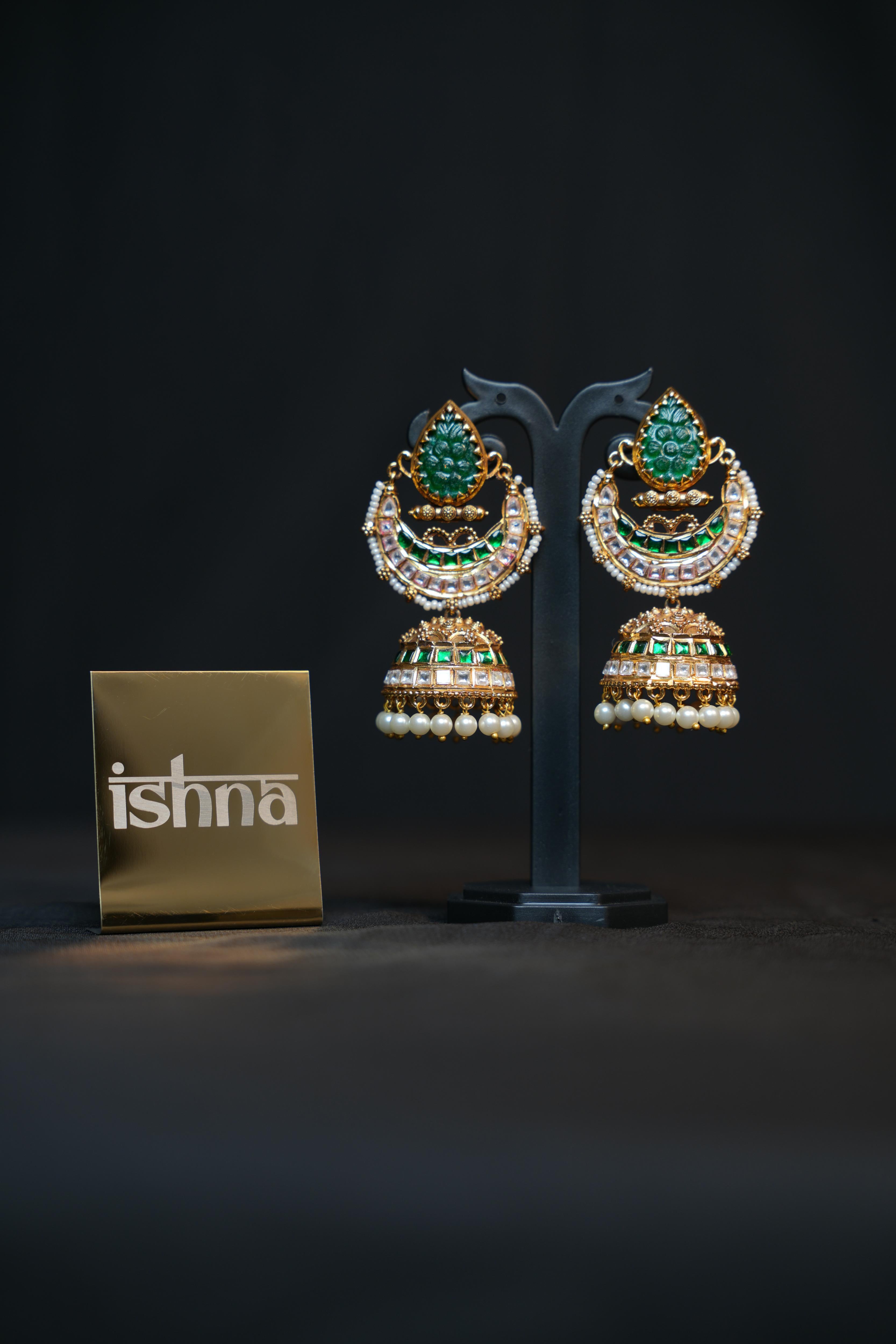 Design Noor Mahal Jhumkas