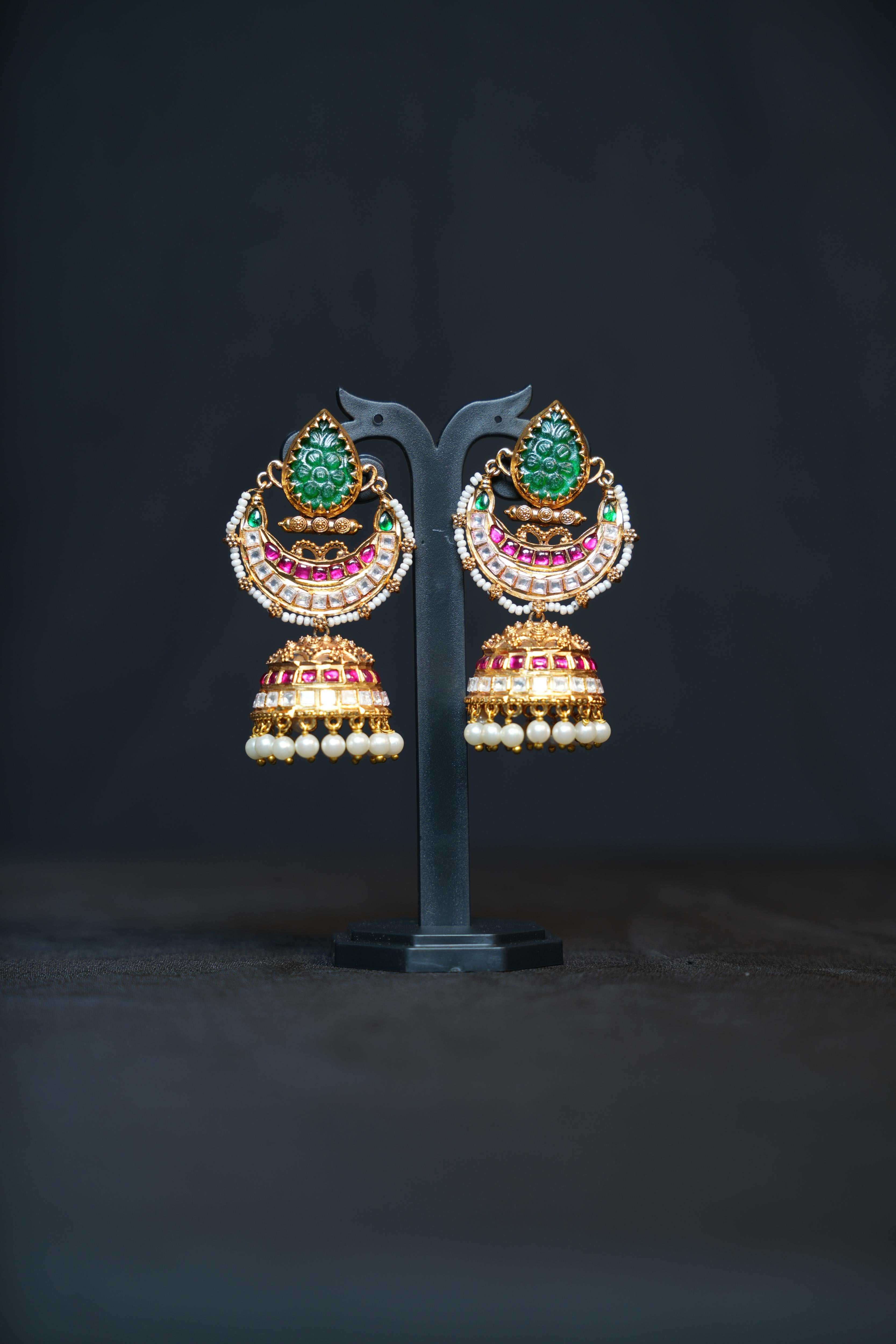Design Noor Mahal Jhumkas