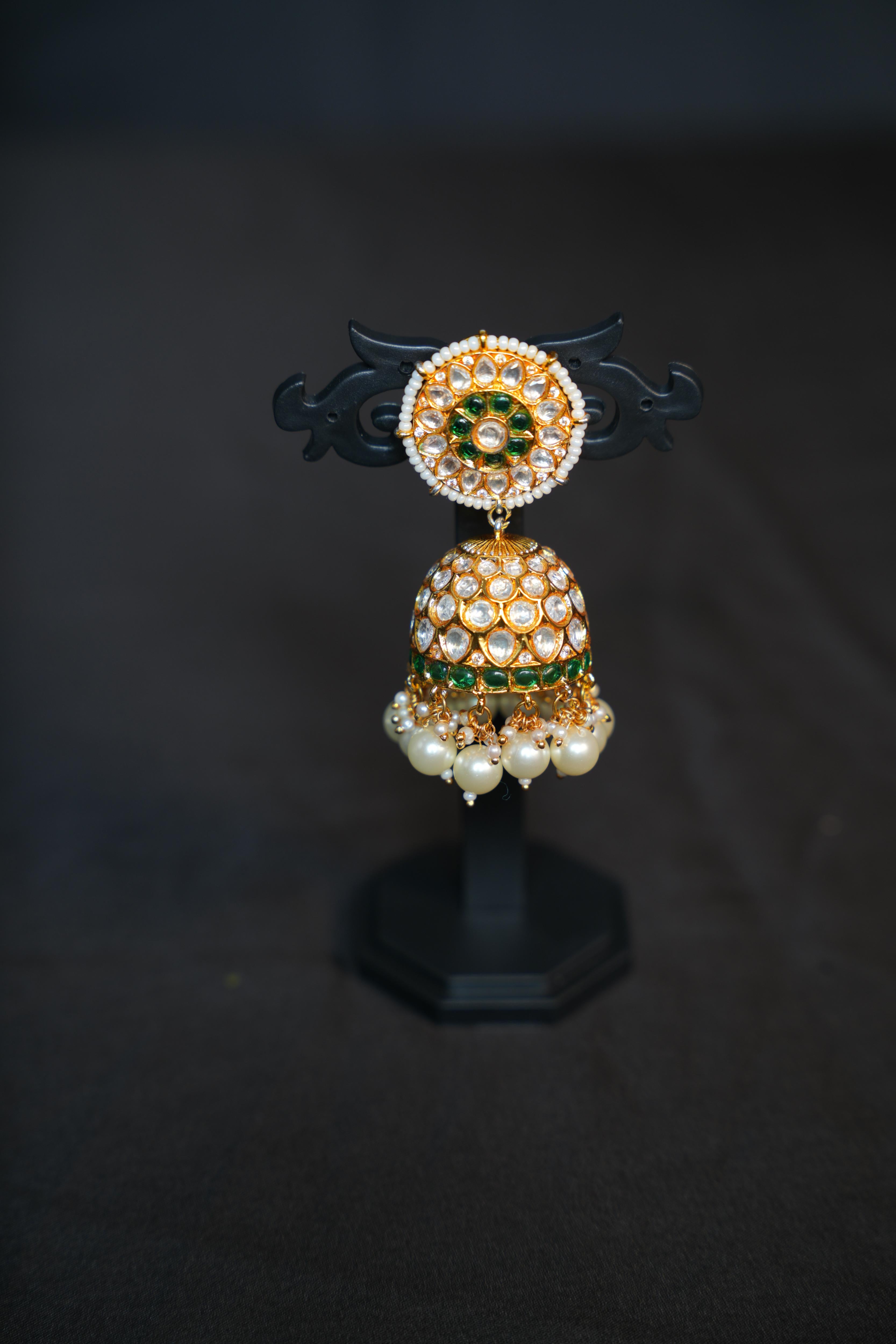 ISHNA Rajnita Kundan Jhumkas