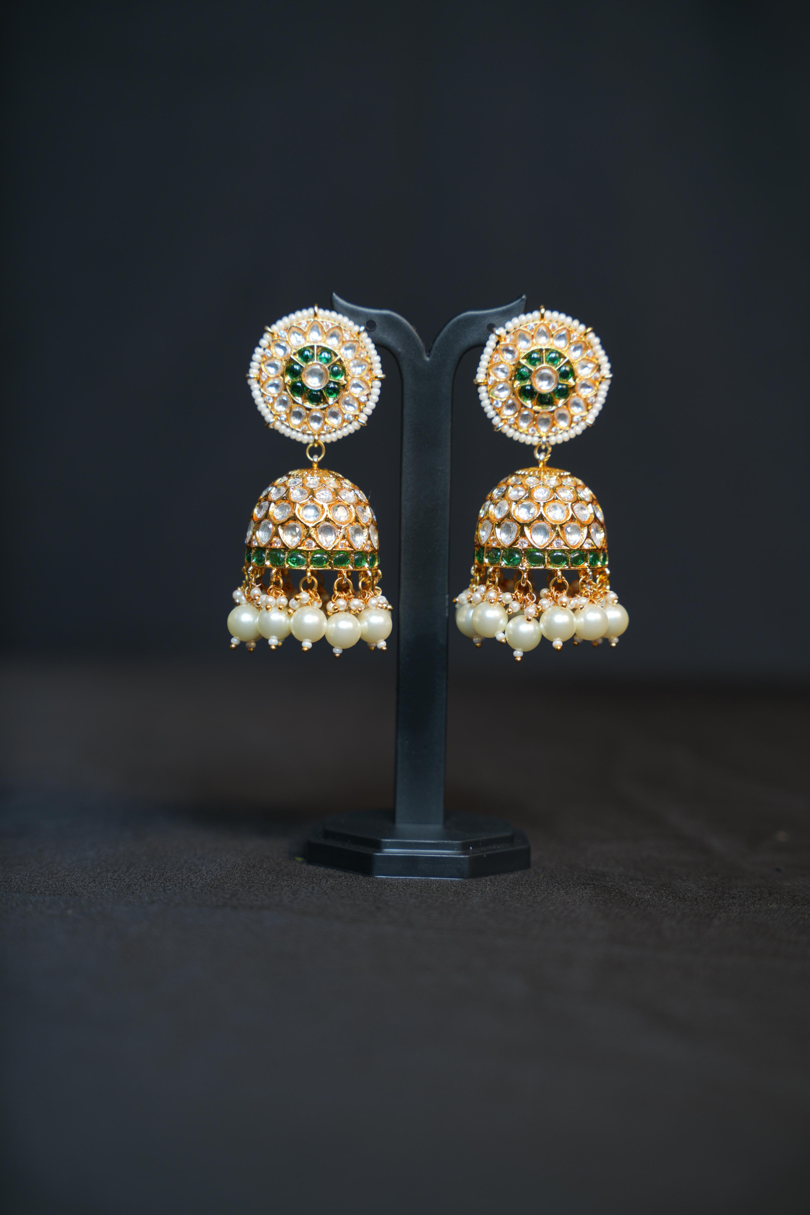 ISHNA Rajnita Kundan Jhumkas