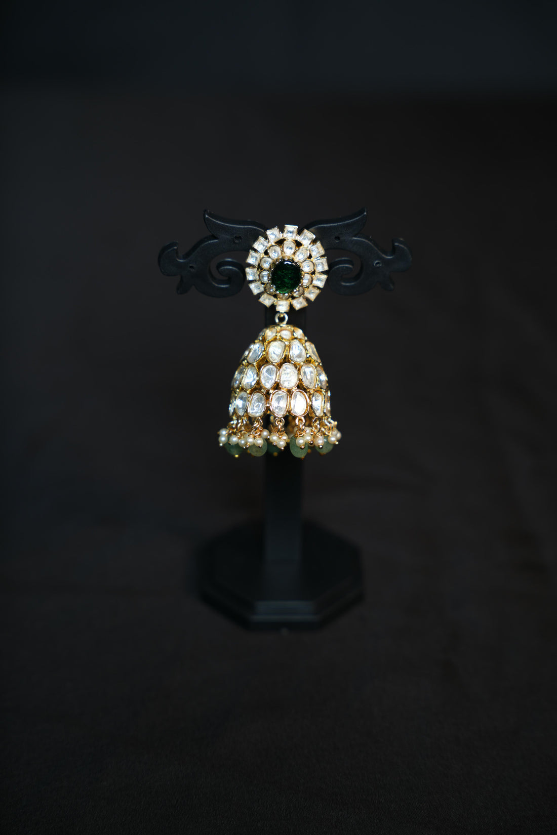 Heritage Regal Polki Jhumkas