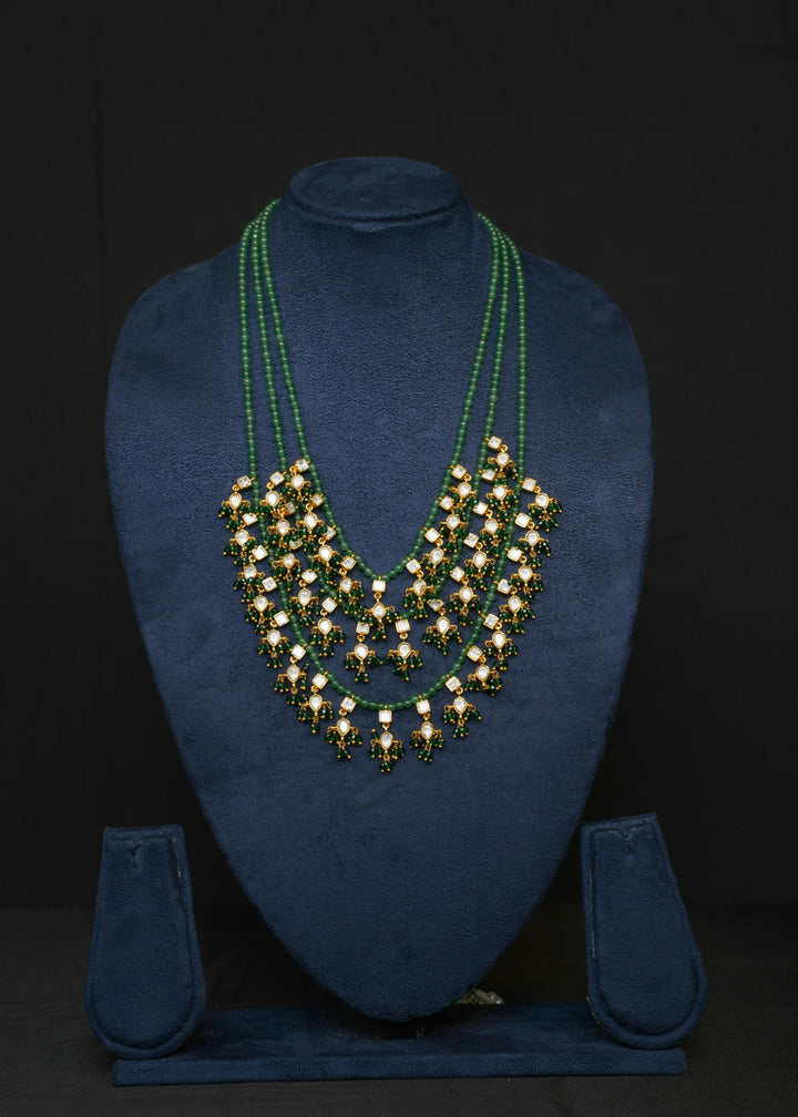 Emerald Radiance Kundan HAARAM