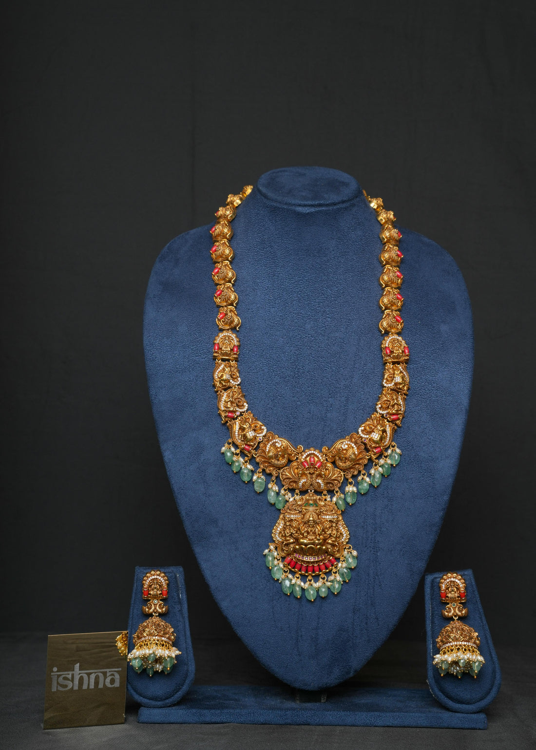 Royal Narasimha Temple Haaram Set