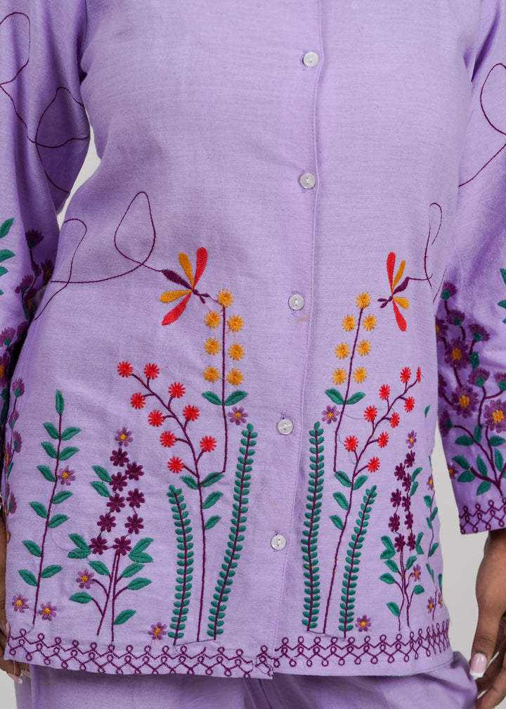 ISHNA Lavender Garden Co-ord Set