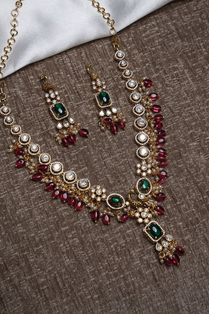 ISHNA Nithyashree Traditional Pearl Set
