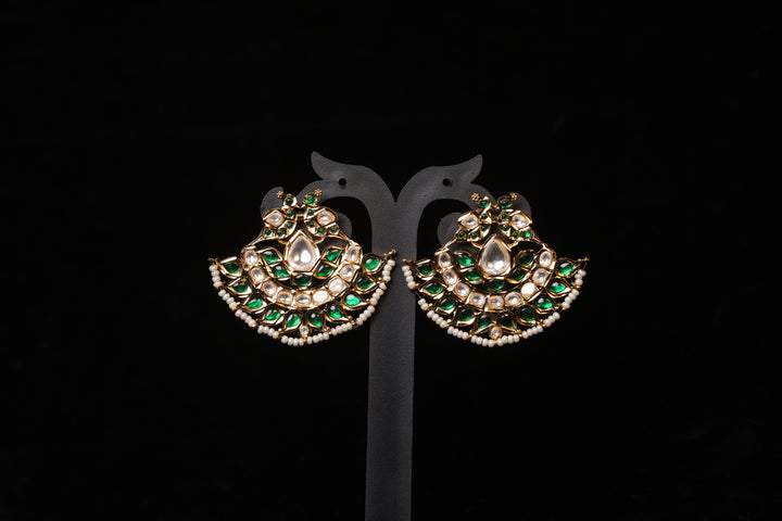 Intricate Enamel Work Heritage Studs
