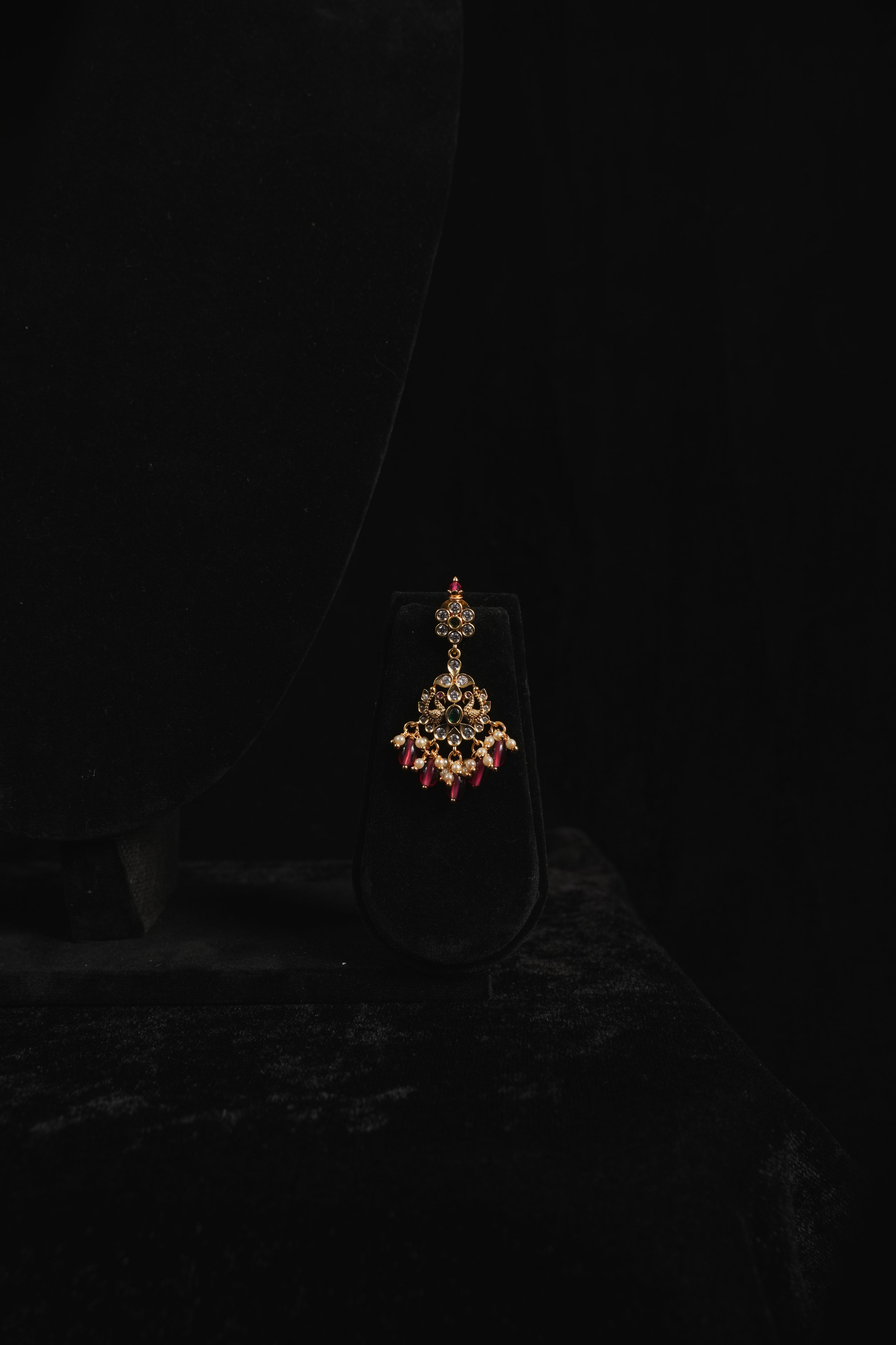 Golden Tejam Ruby Kanthi Nacklace