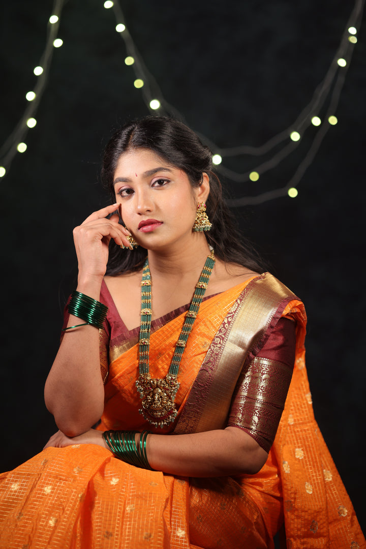 Ishna Mahalakshmi Emerald Majesty Bridal Haar