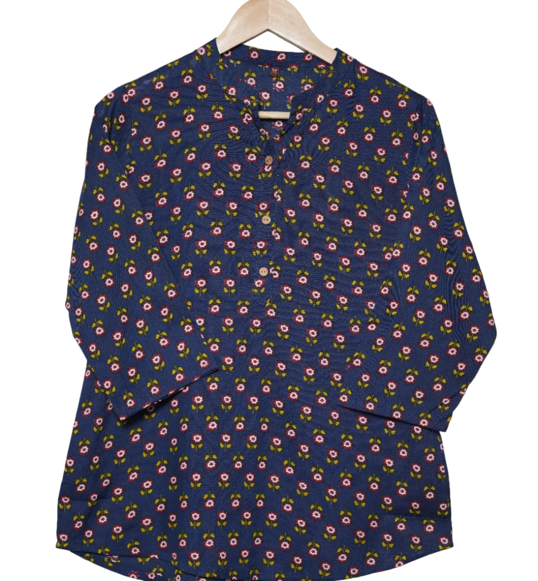 Nayra Navy Jaipuri Short Kurti