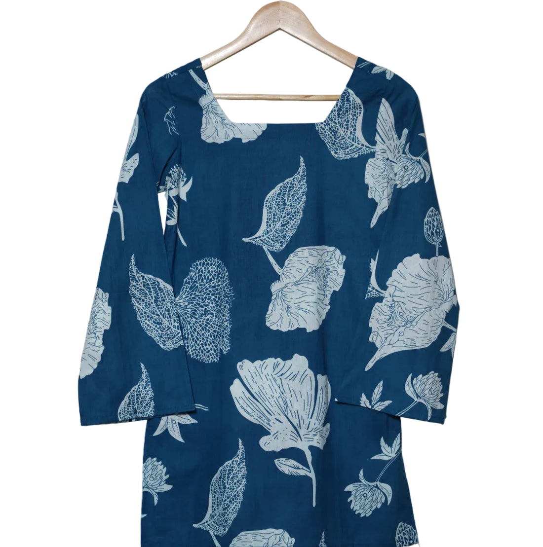 Neelima Indigo Bloom Short Kurti