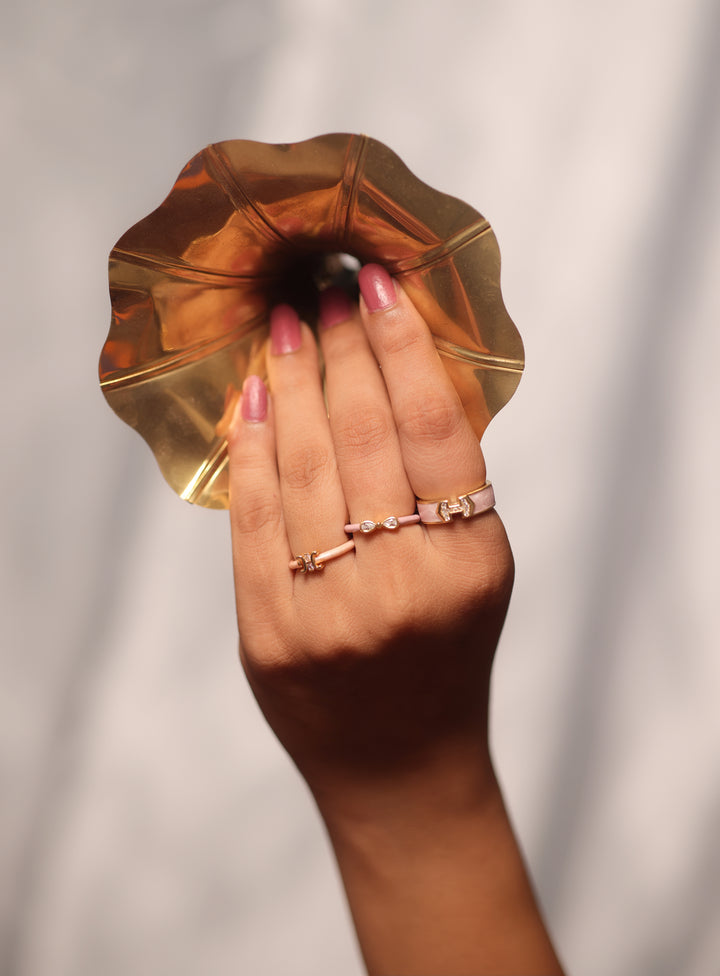 Open Line Accent Ring