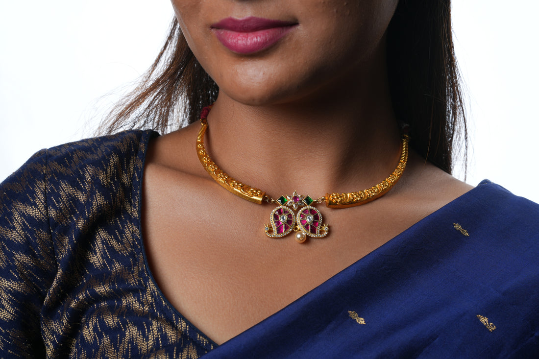 The Ruby Chitra Neck Set