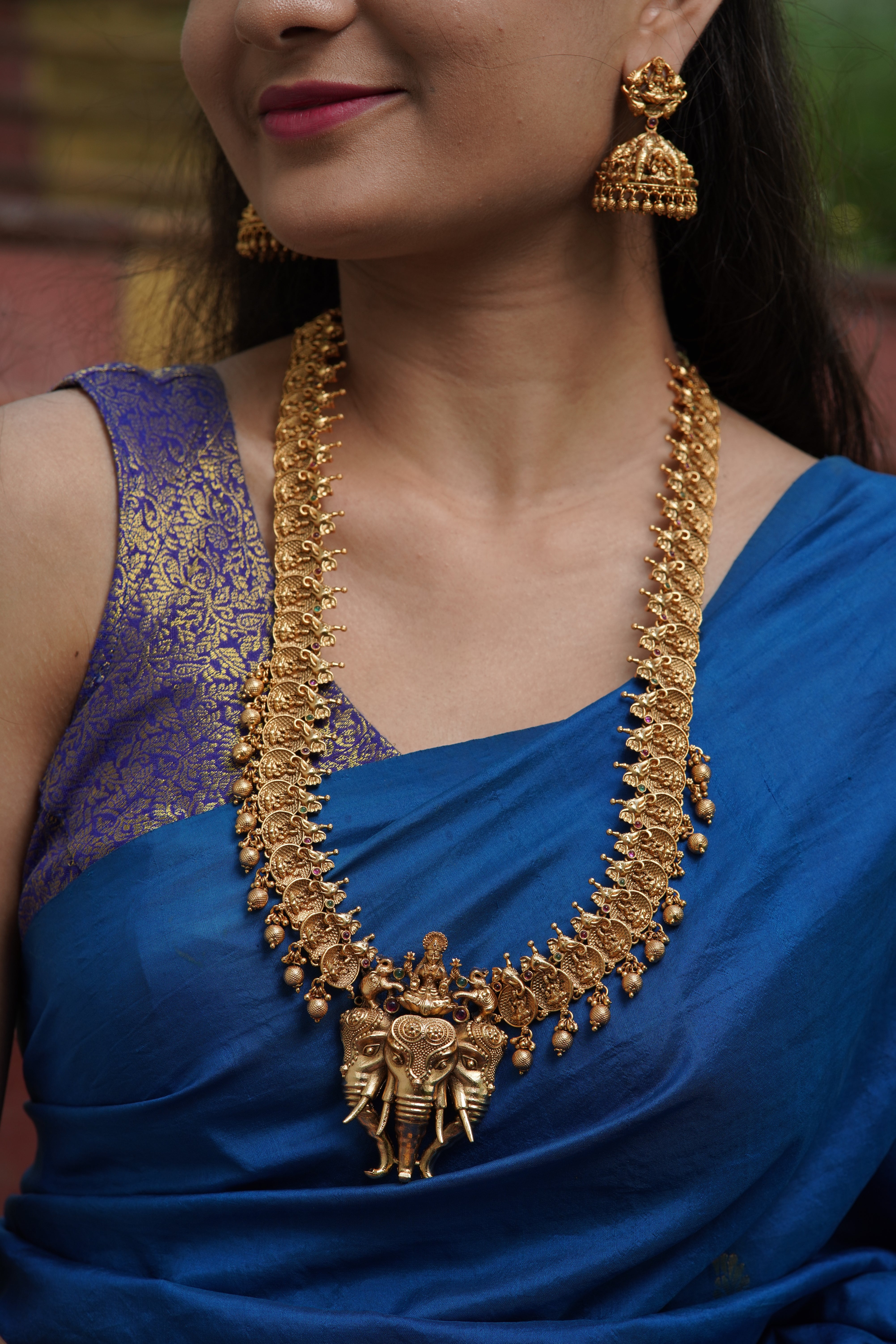 Ghaja Lakshmi Regal Statement Necklace