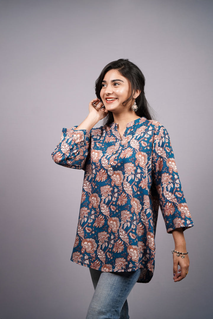 Neelima Floral Short Kurti