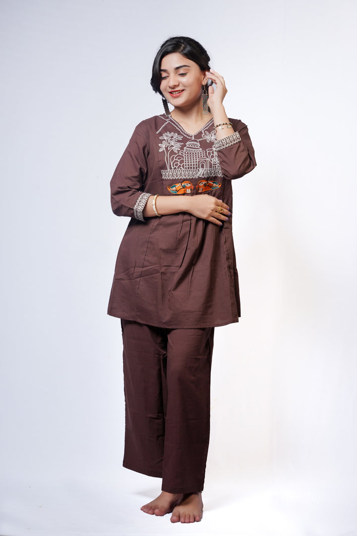 ISHNA Mocha co-ord set