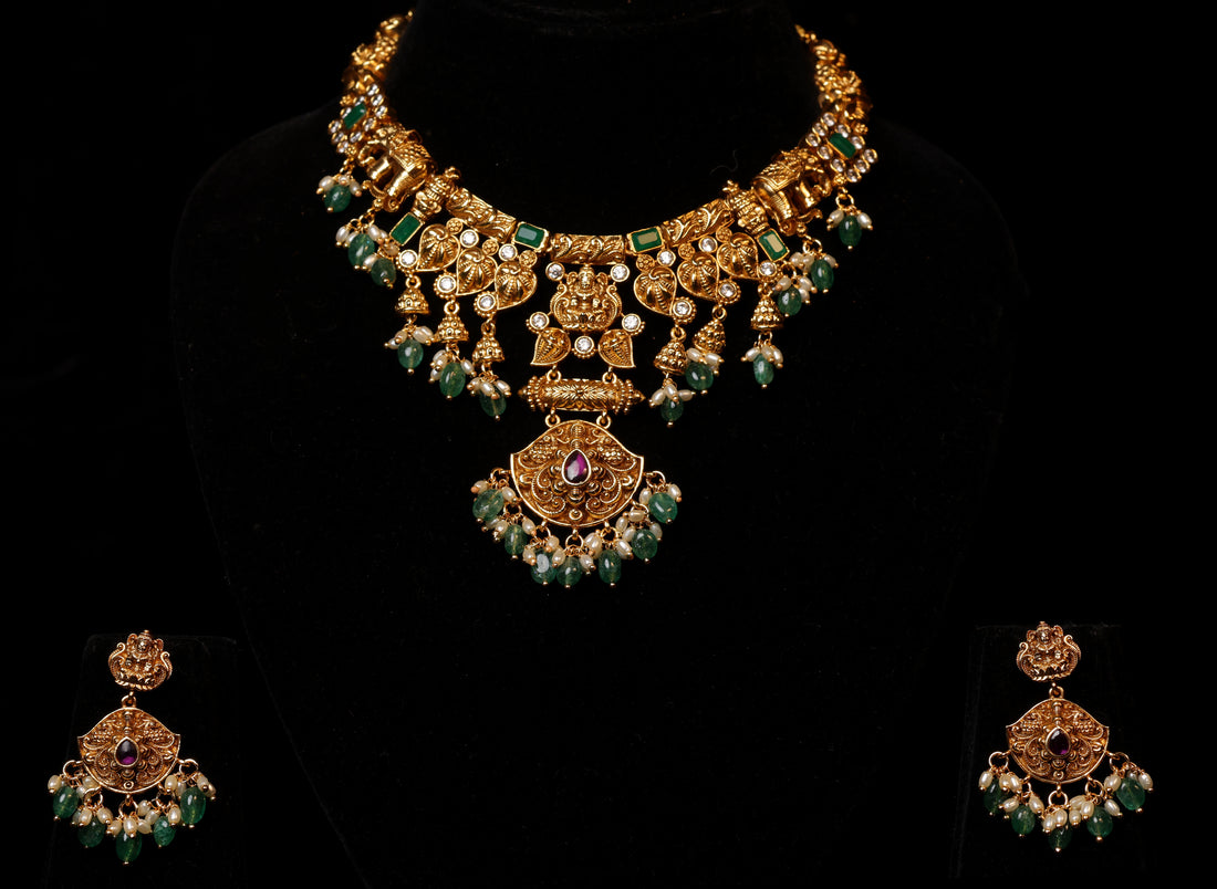 The Emerald Siri Chandra Necklace
