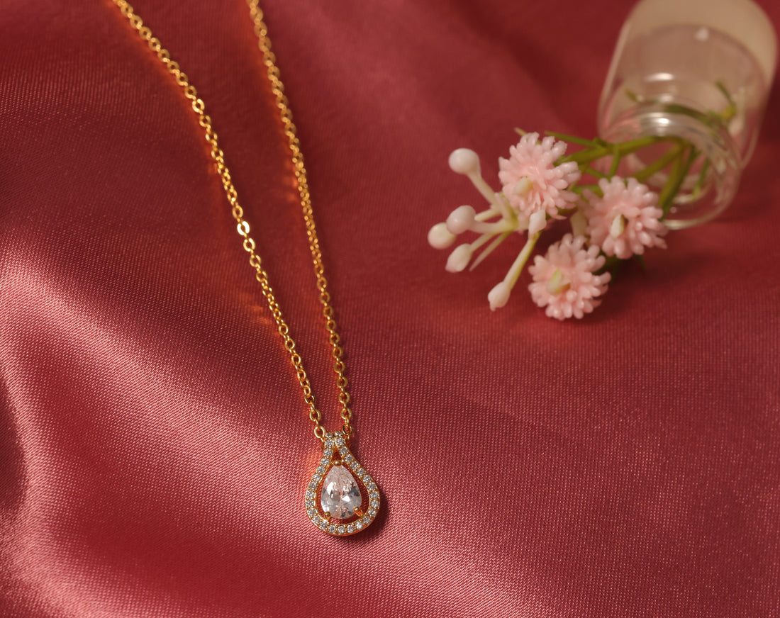 Rose Dewdrop Crystal Chain