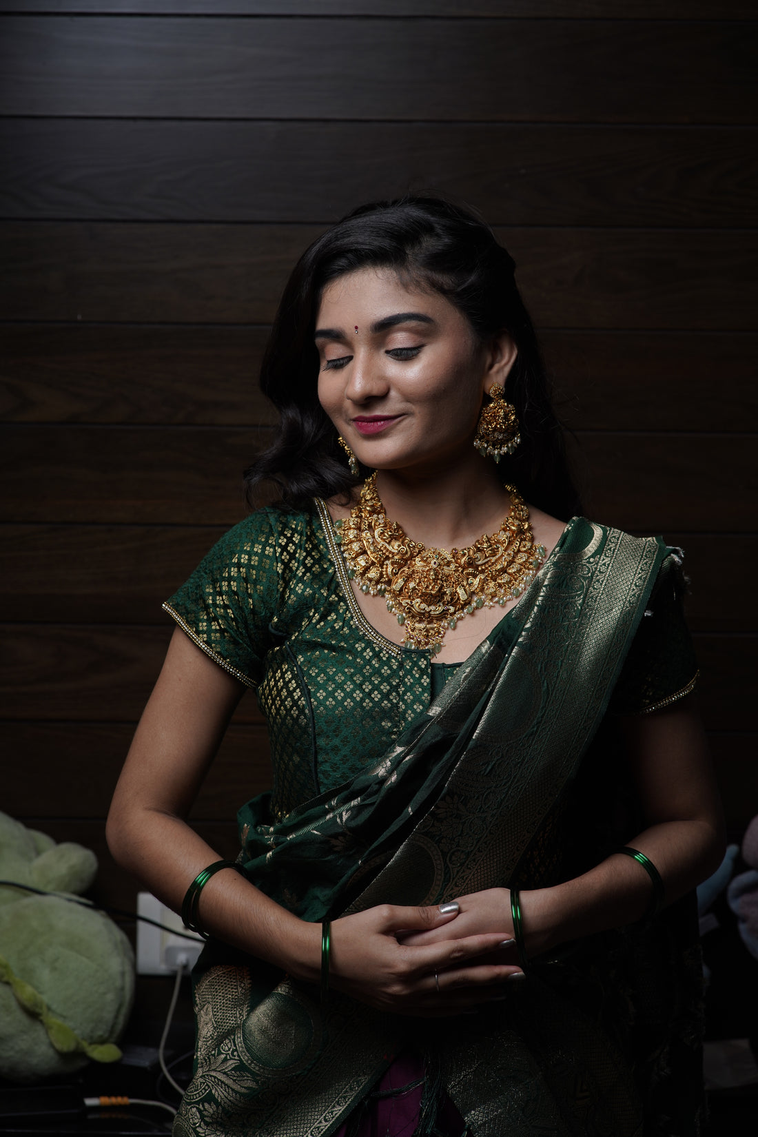 Sculpted Swarna Bimba Necklace